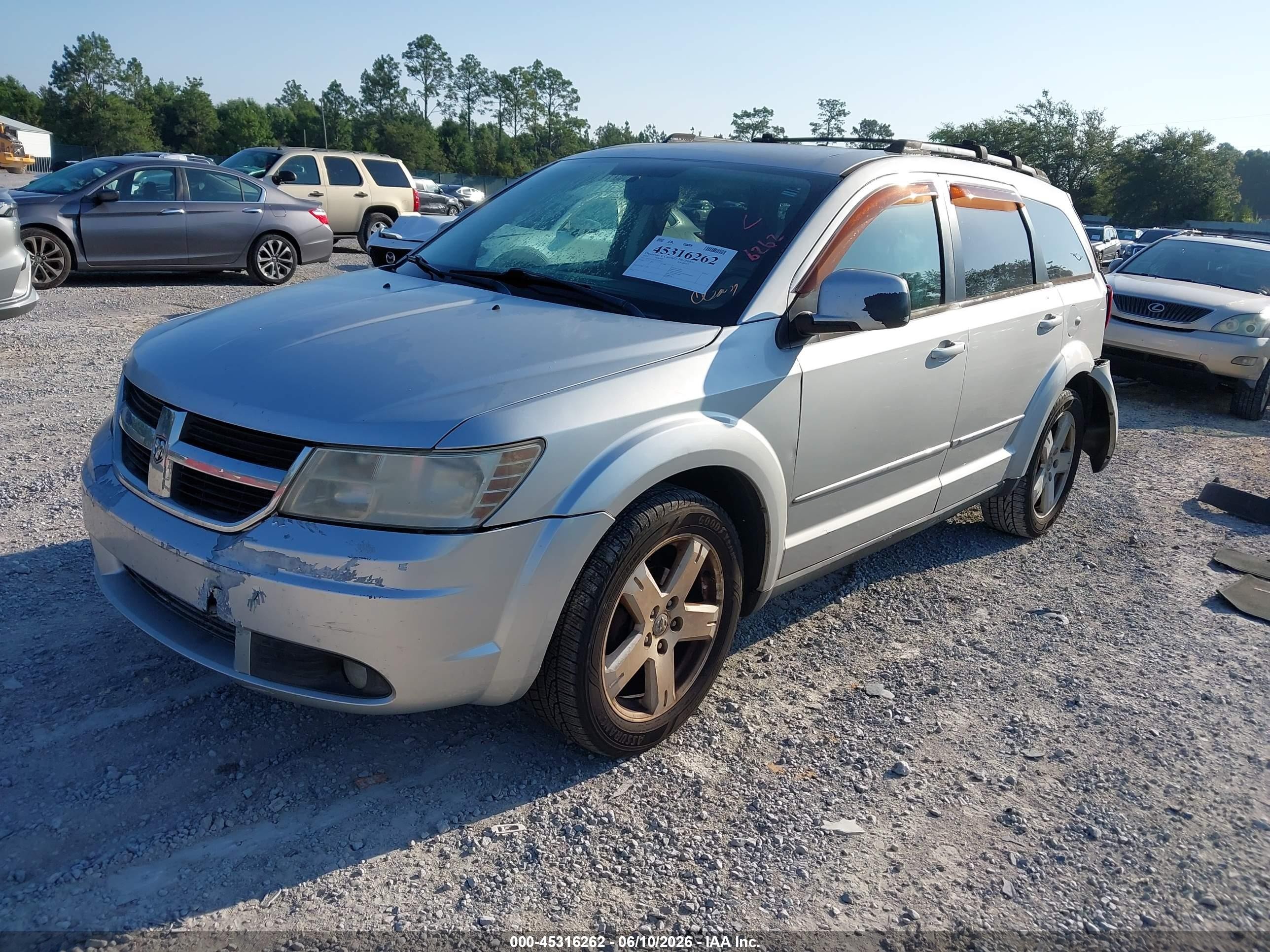 2009 Dodge Journey Sxt Silver vin: 3D4GG57V79T577975