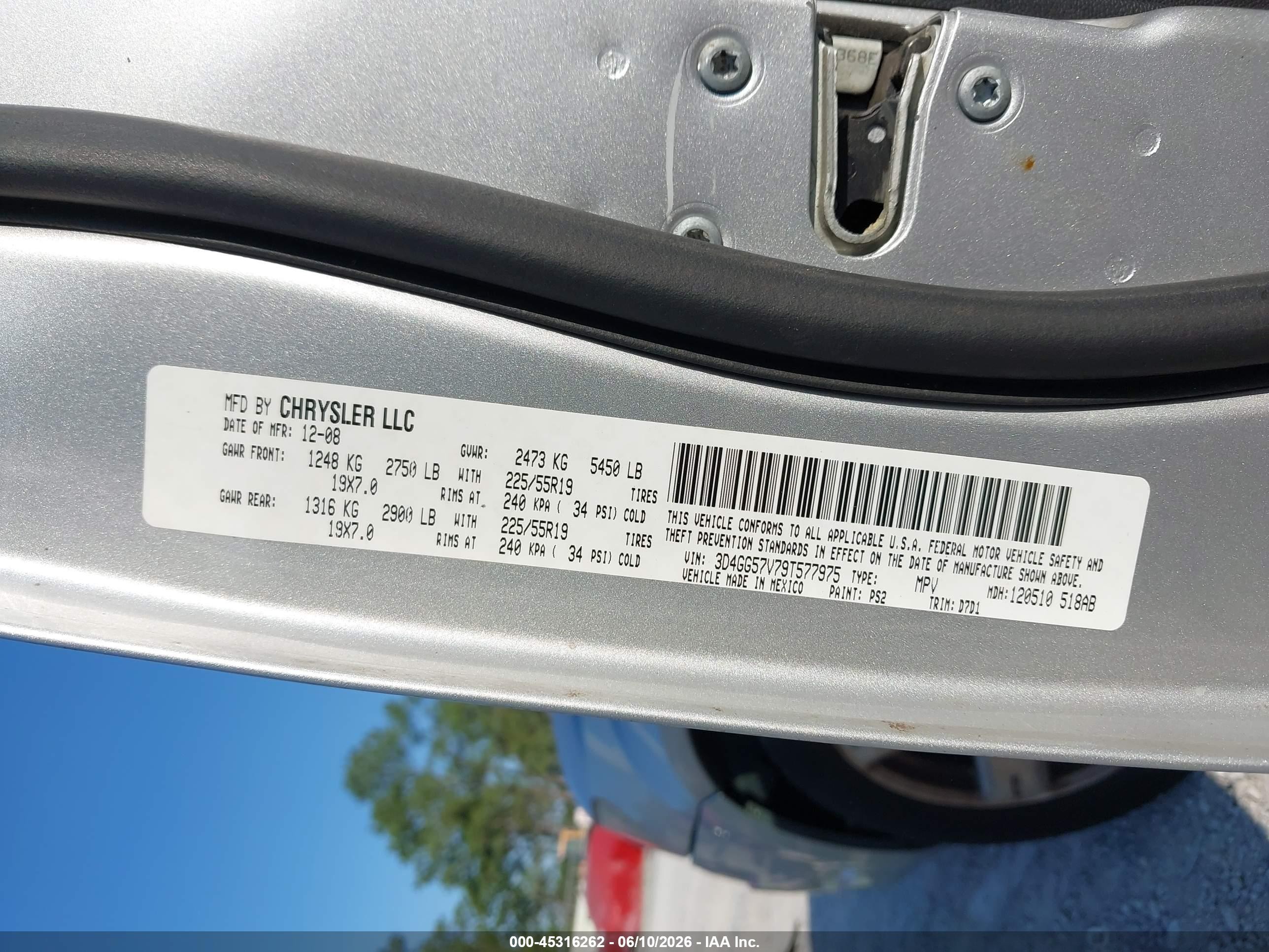 2009 Dodge Journey Sxt Silver vin: 3D4GG57V79T577975