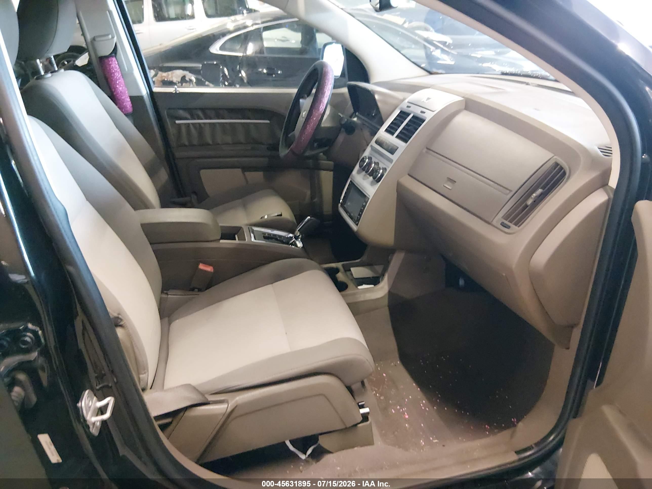 2009 Dodge Journey Sxt Черный vin: 3D4GG57V89T524542
