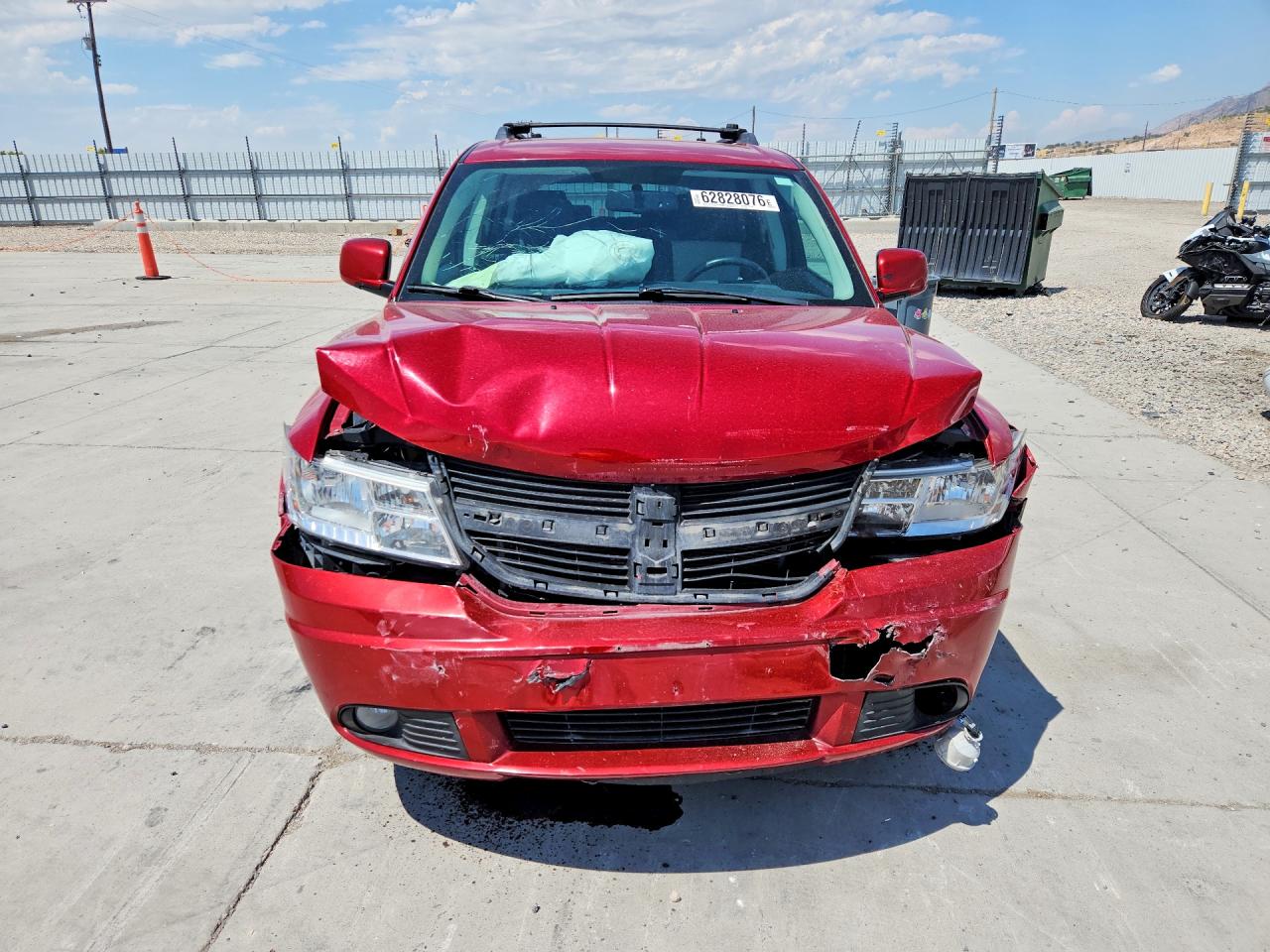2009 Dodge Journey Sxt Red vin: 3D4GG57V89T534505