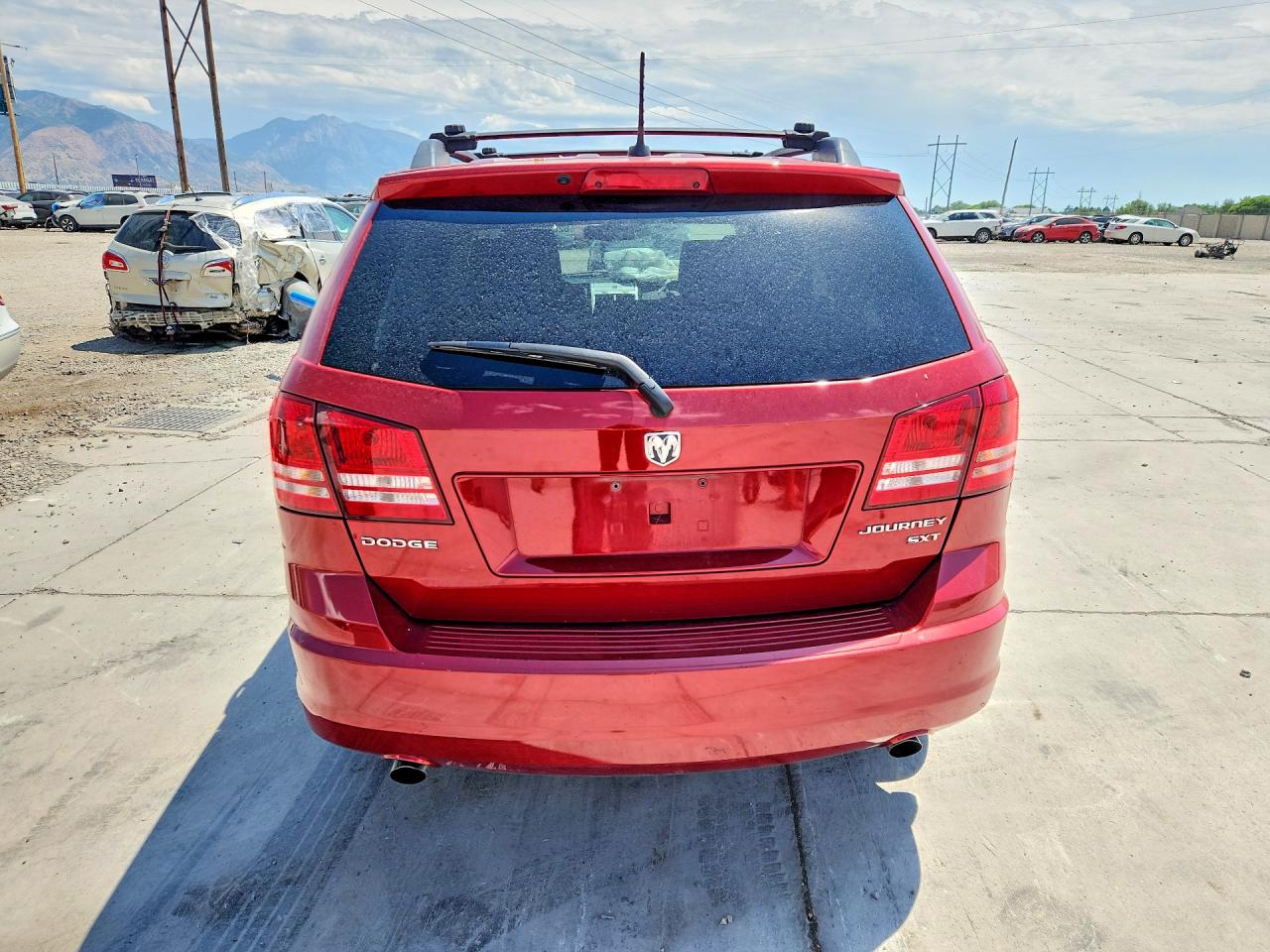 2009 Dodge Journey Sxt Red vin: 3D4GG57V89T534505