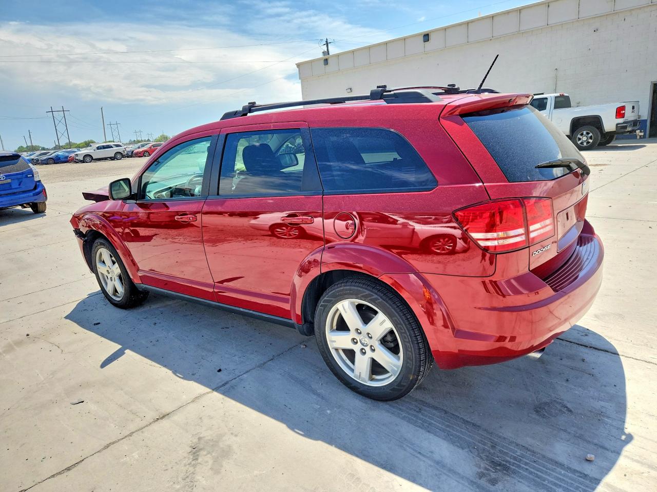 2009 Dodge Journey Sxt Red vin: 3D4GG57V89T534505
