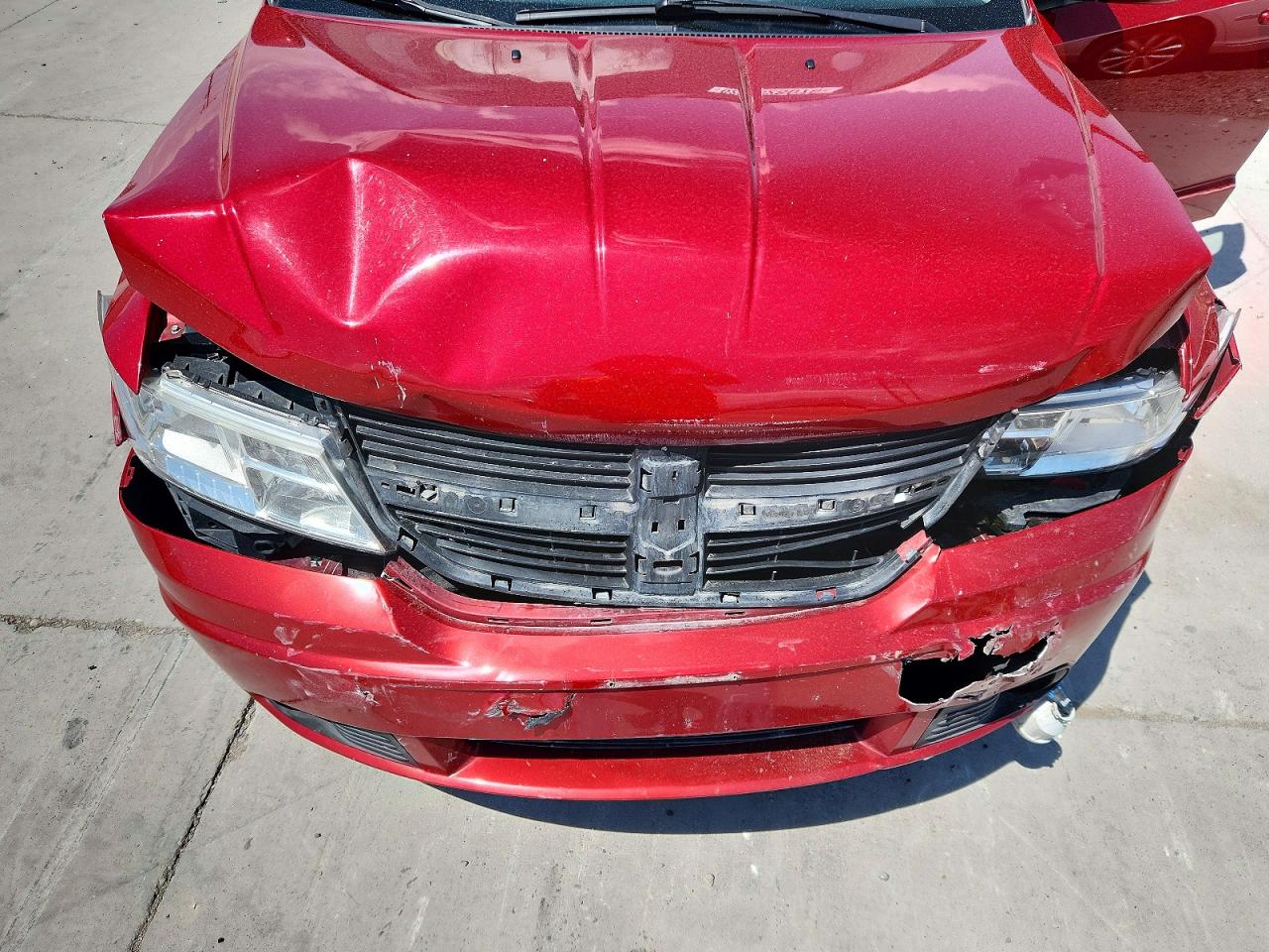 2009 Dodge Journey Sxt Red vin: 3D4GG57V89T534505