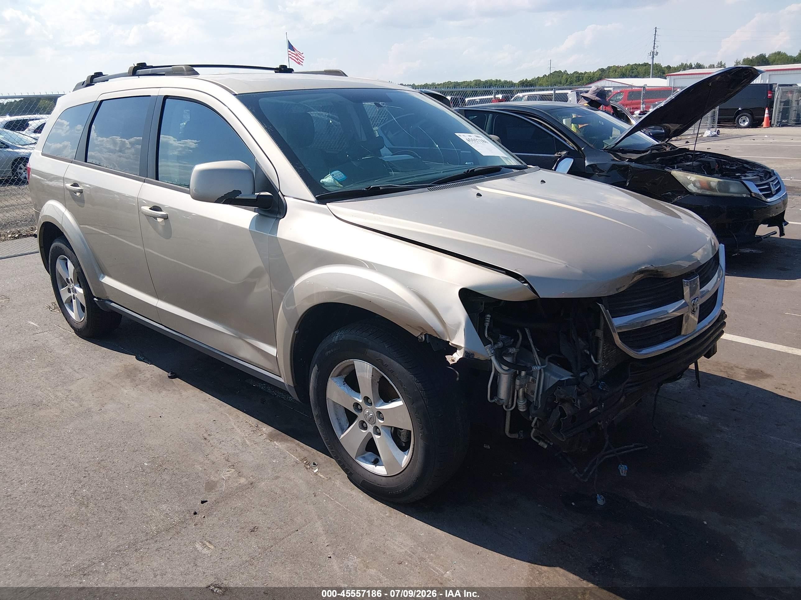 2009 Dodge Journey Sxt Beige vin: 3D4GG57V89T610403