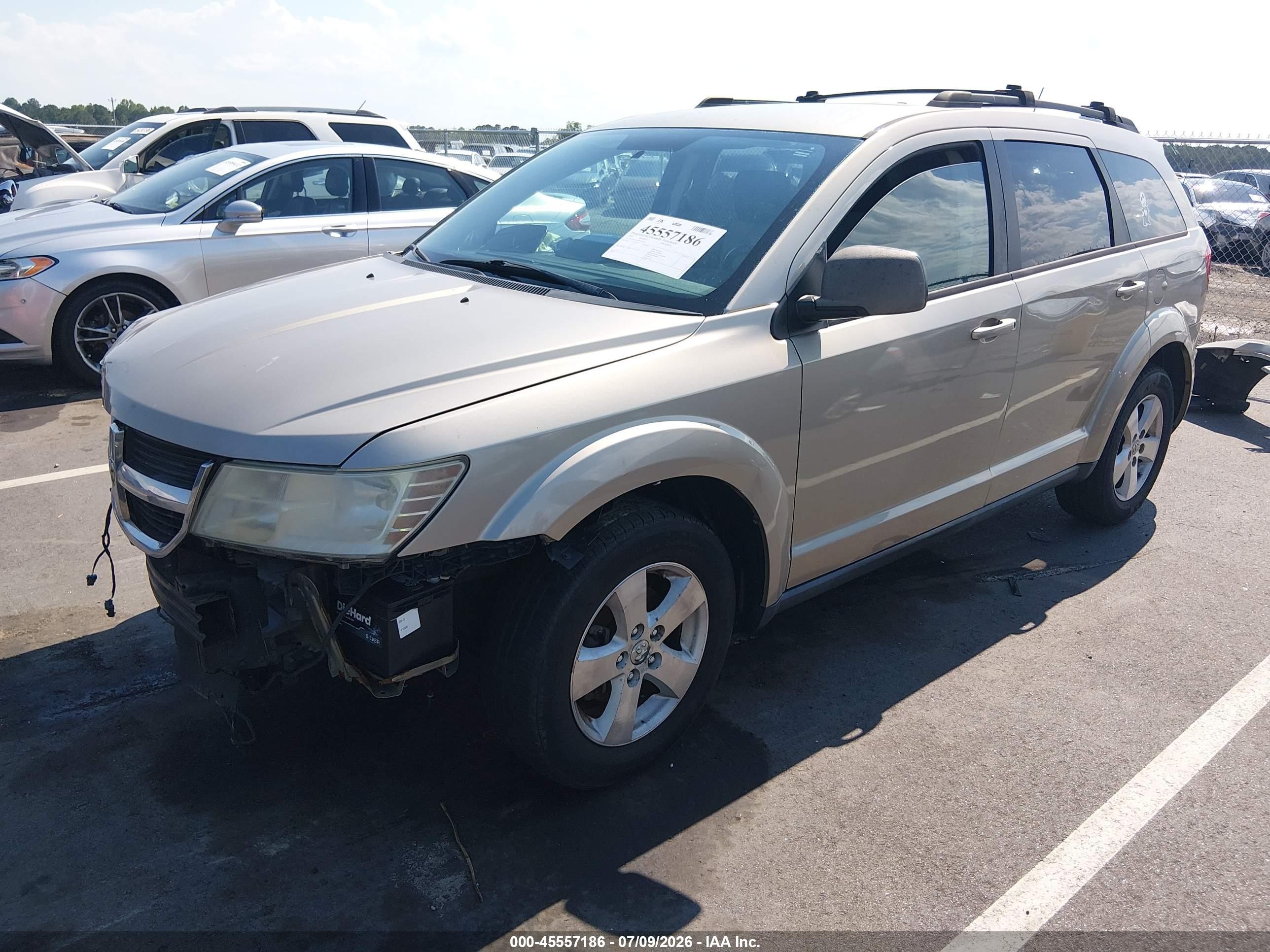 2009 Dodge Journey Sxt Beige vin: 3D4GG57V89T610403