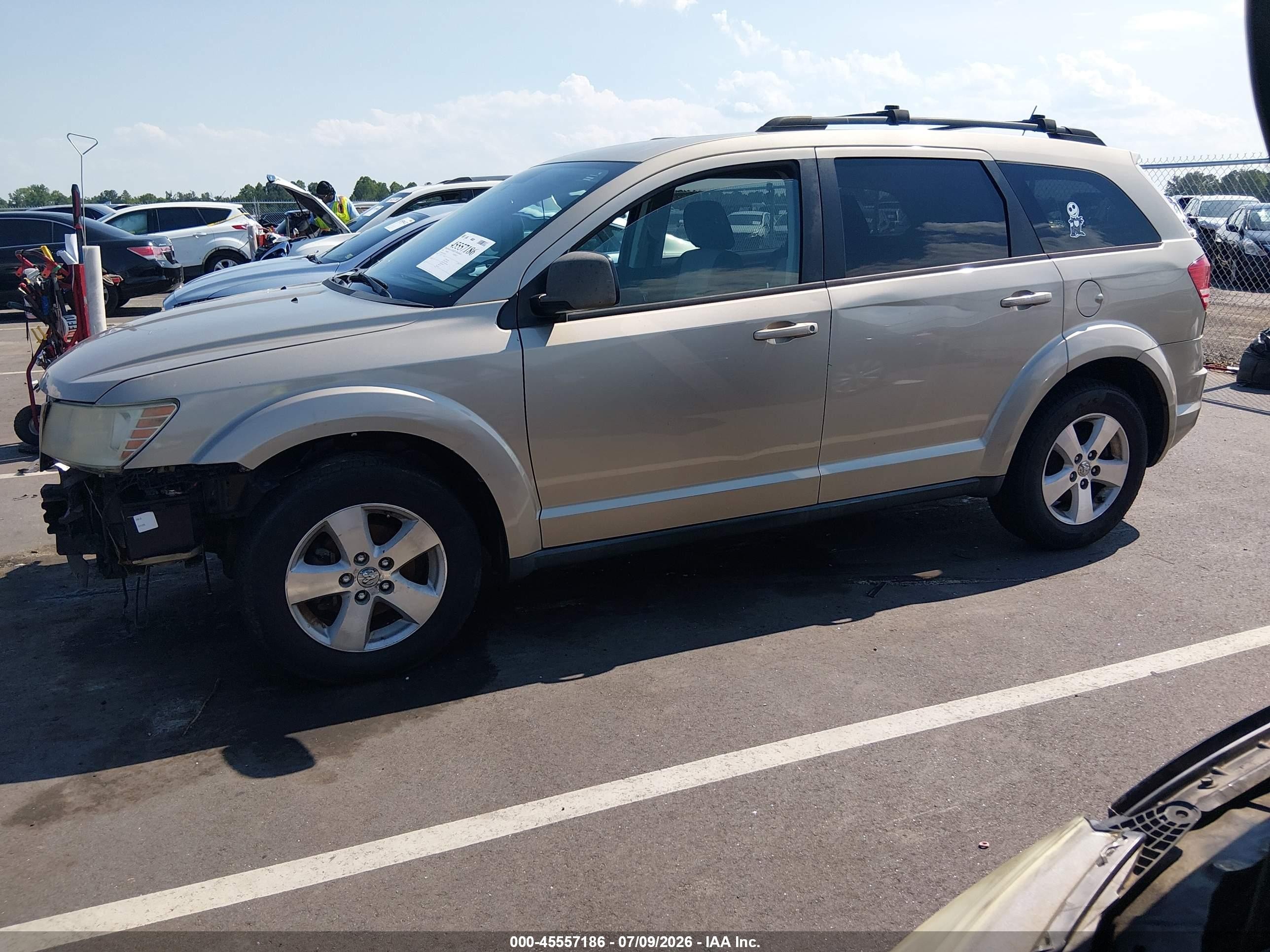 2009 Dodge Journey Sxt Beige vin: 3D4GG57V89T610403