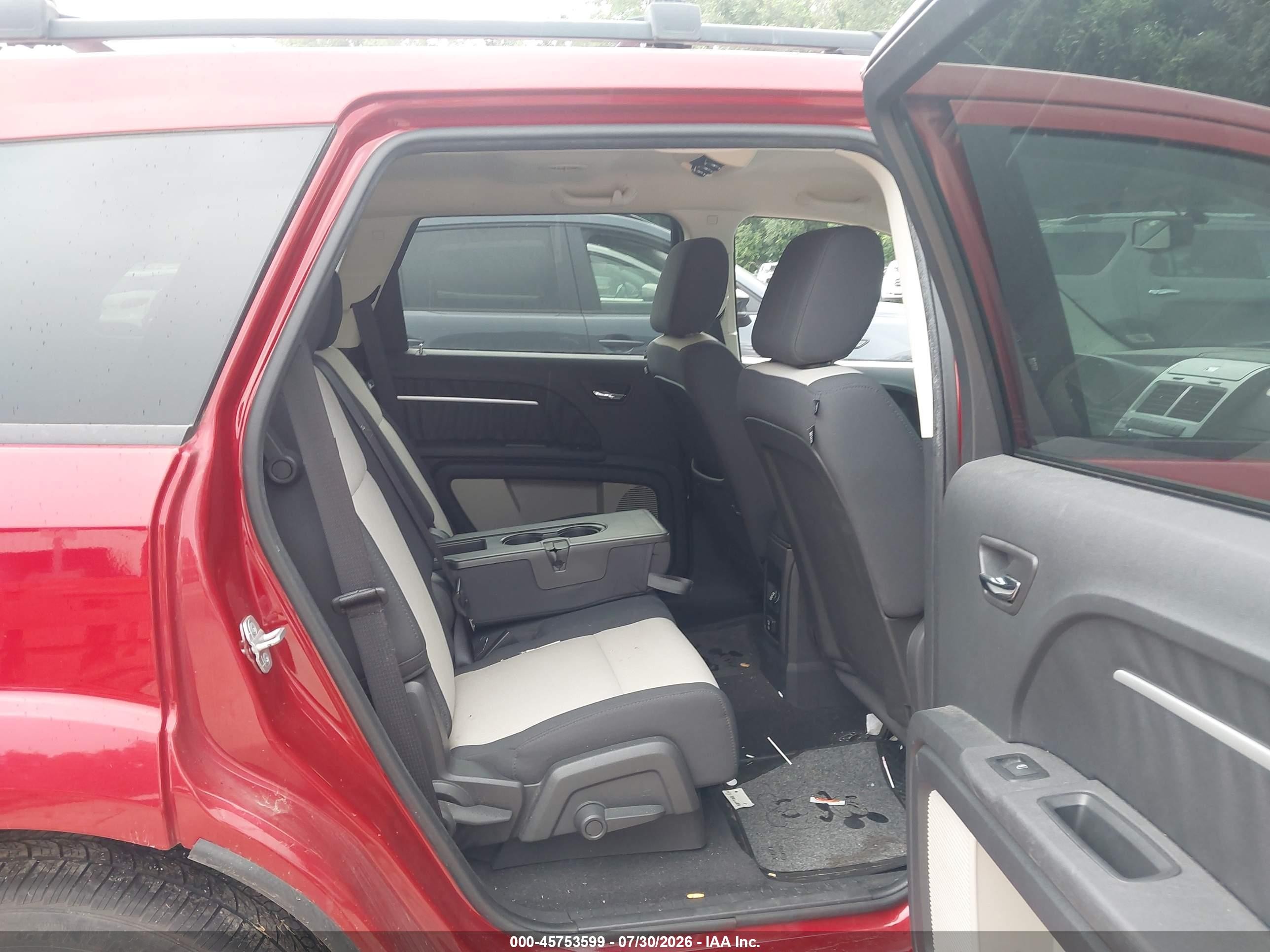 2009 Dodge Journey Sxt Red vin: 3D4GG57V99T152208