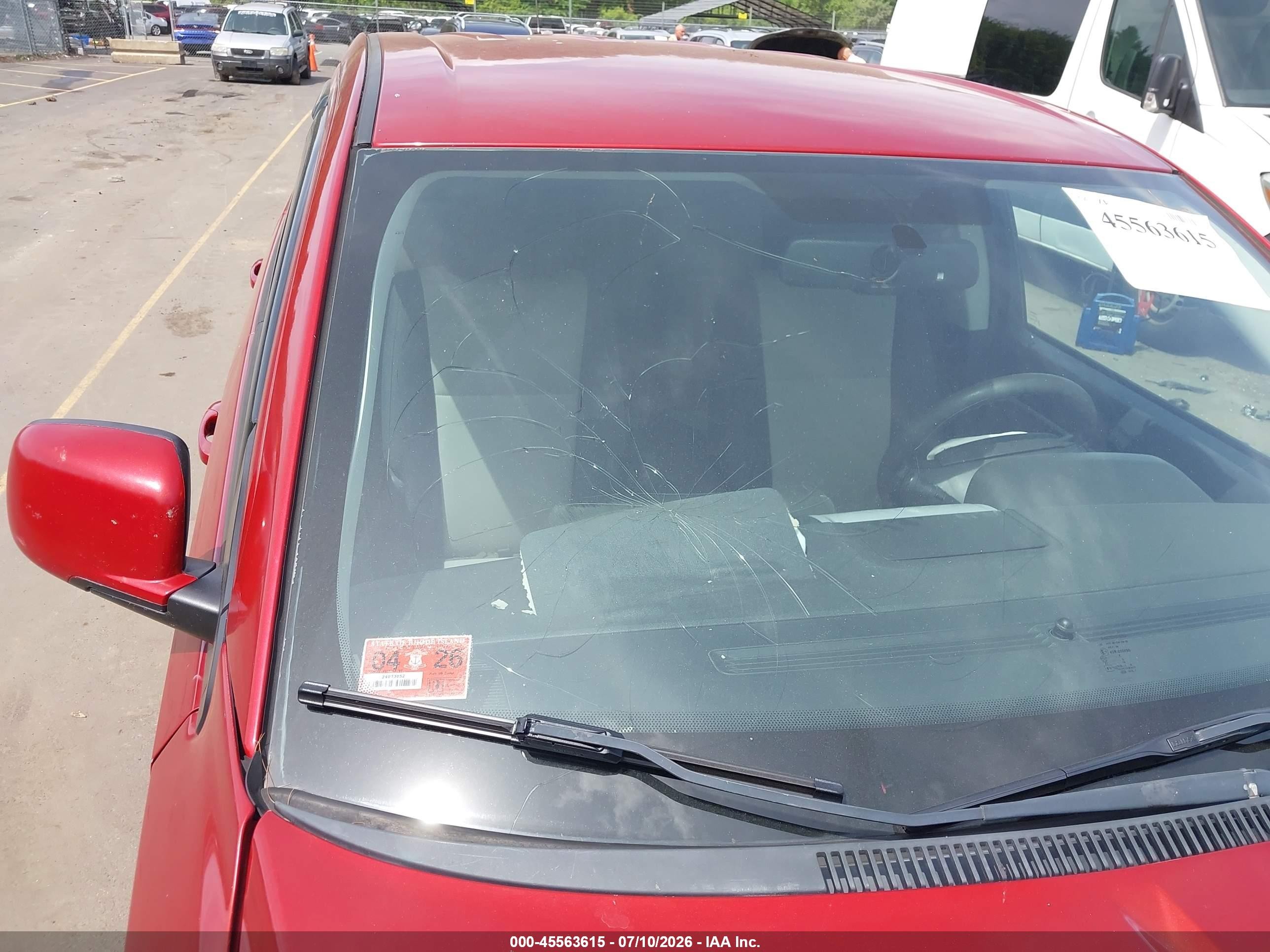 2009 Dodge Journey Sxt Red vin: 3D4GG57VX9T218197