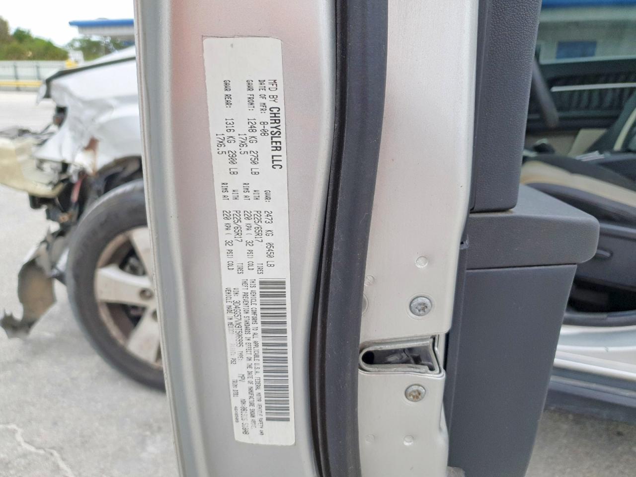 2009 Dodge Journey Sxt Серебряный vin: 3D4GG57VX9T506995