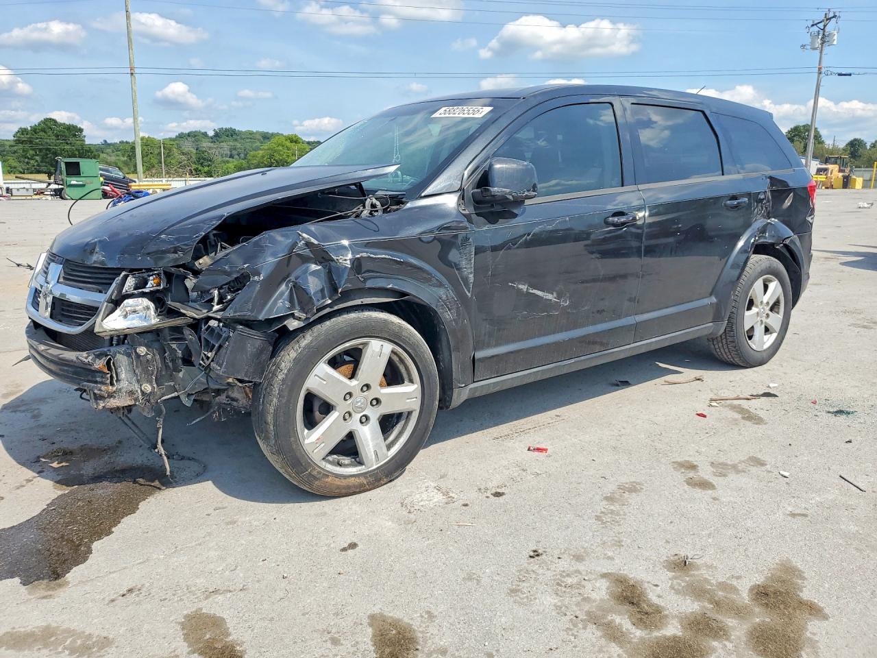 2009 Dodge Journey Sxt Black vin: 3D4GH57V19T212351