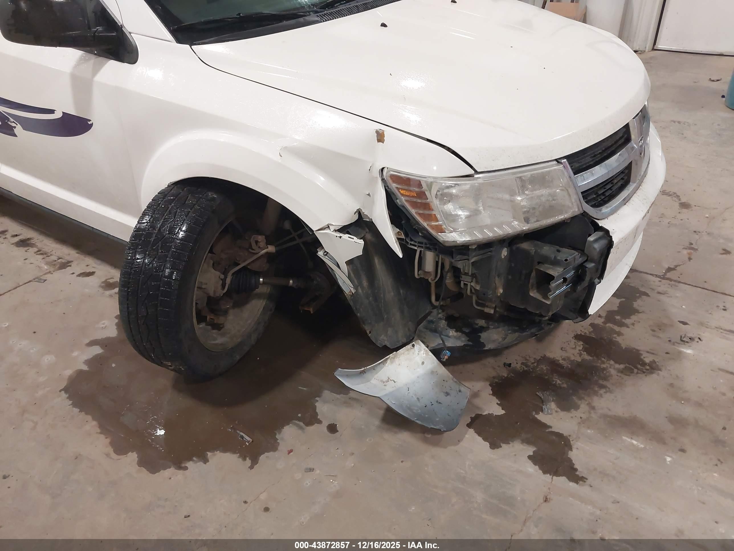 2009 Dodge Journey Sxt White vin: 3D4GH57V19T577001