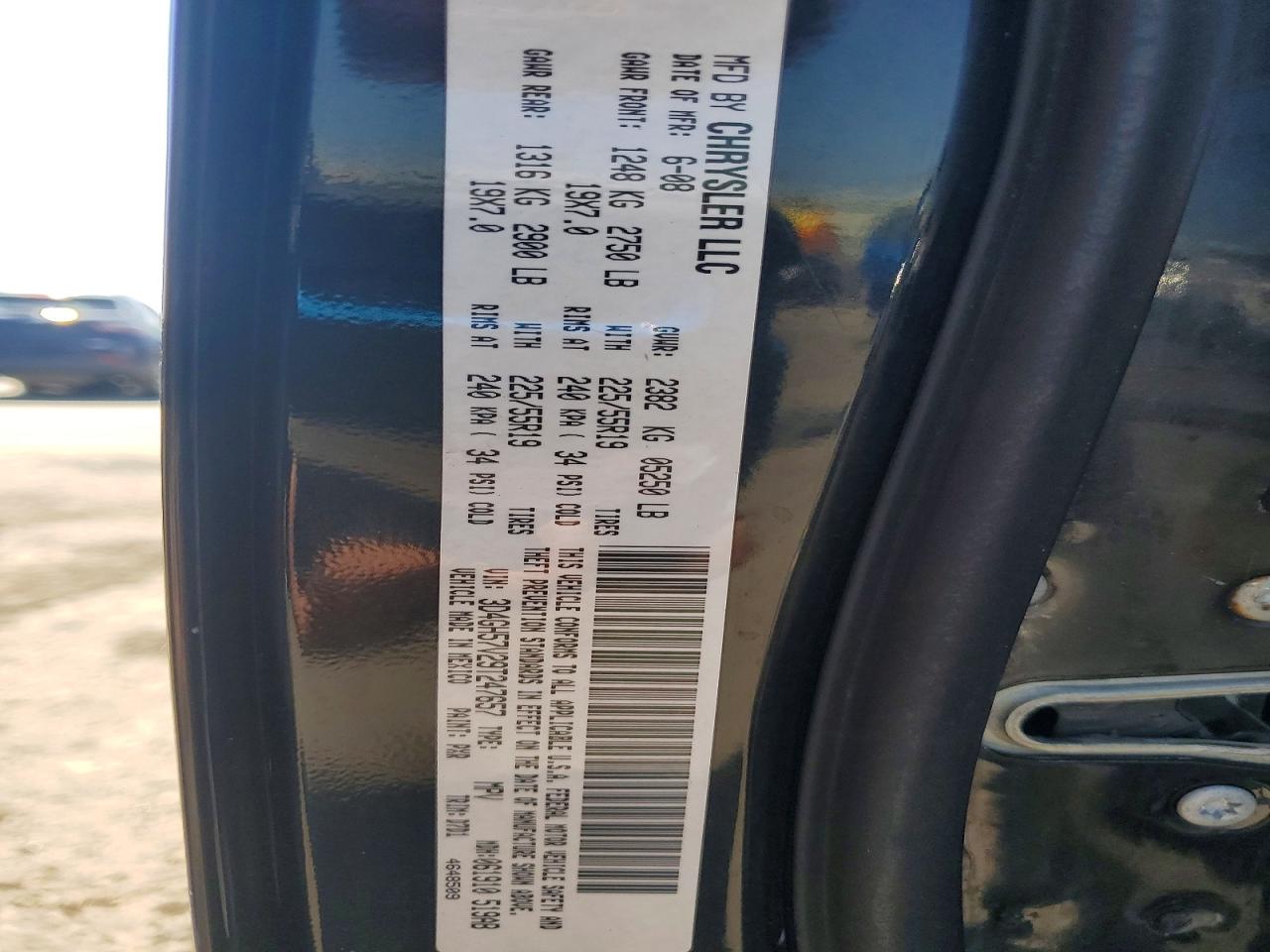 2009 Dodge Journey Sxt Black vin: 3D4GH57V29T247657