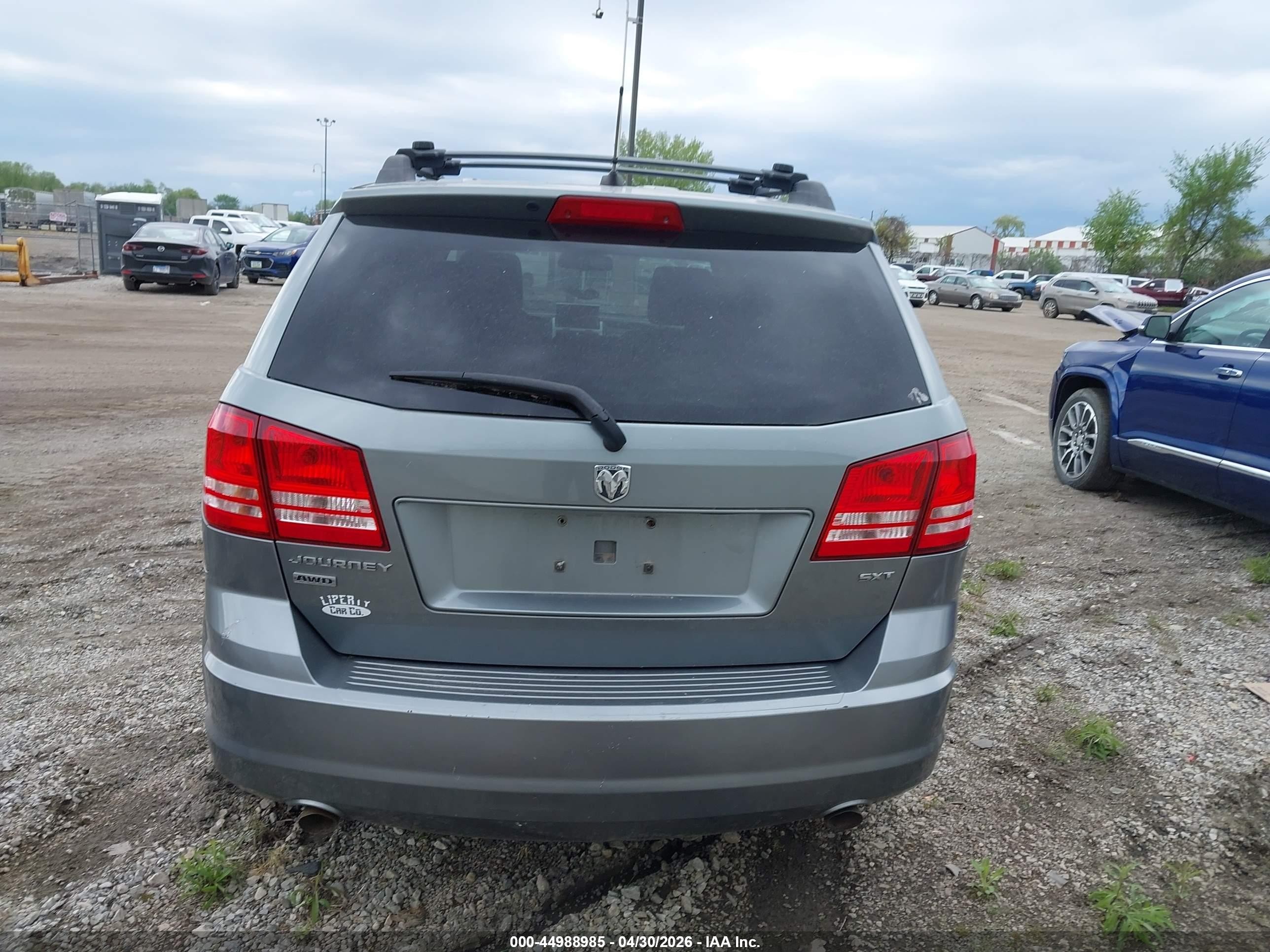2009 Dodge Journey Sxt Blue vin: 3D4GH57V69T176897