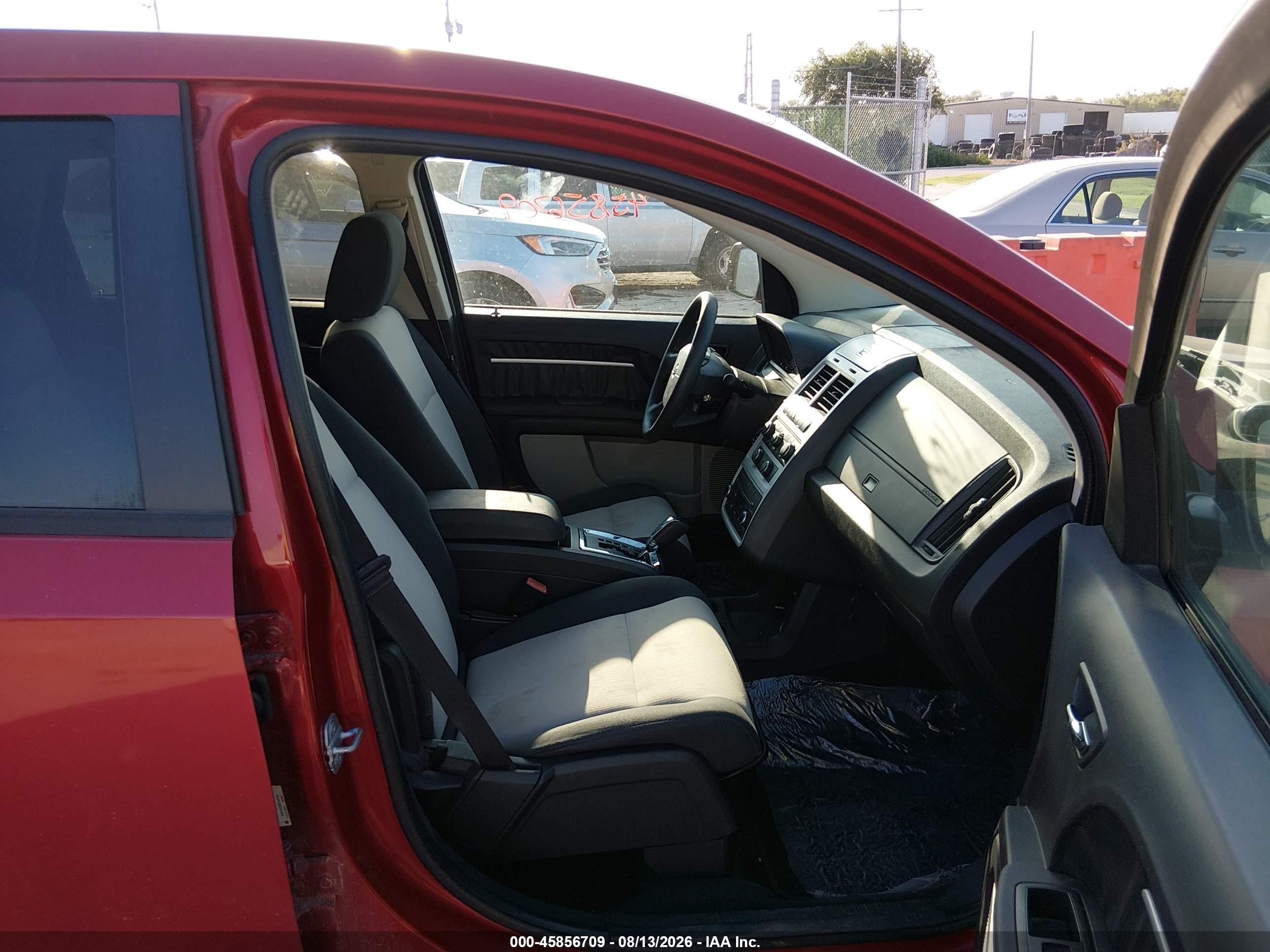 2009 Dodge Journey Sxt Red vin: 3D4GH57V69T583795