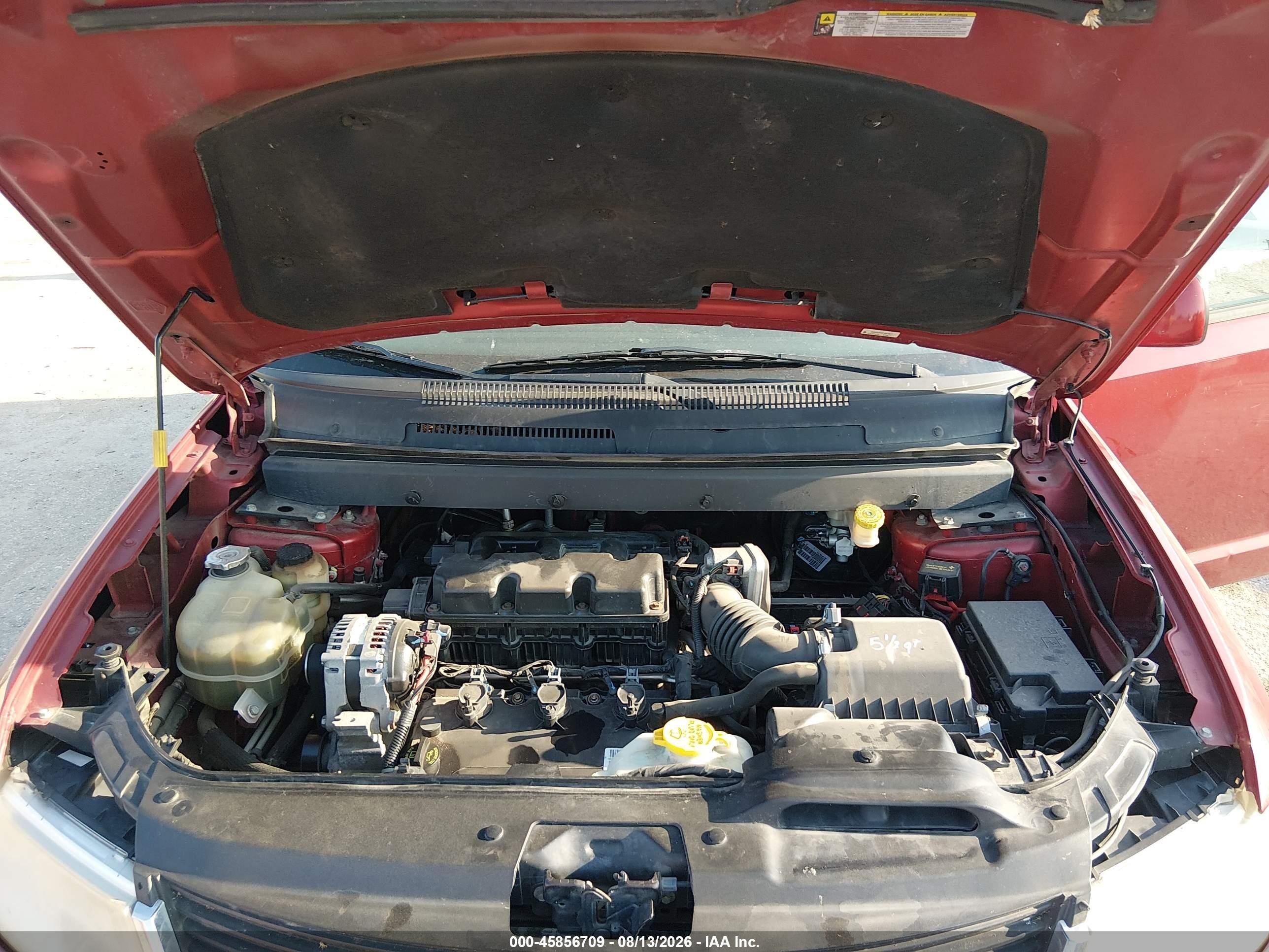 2009 Dodge Journey Sxt Red vin: 3D4GH57V69T583795