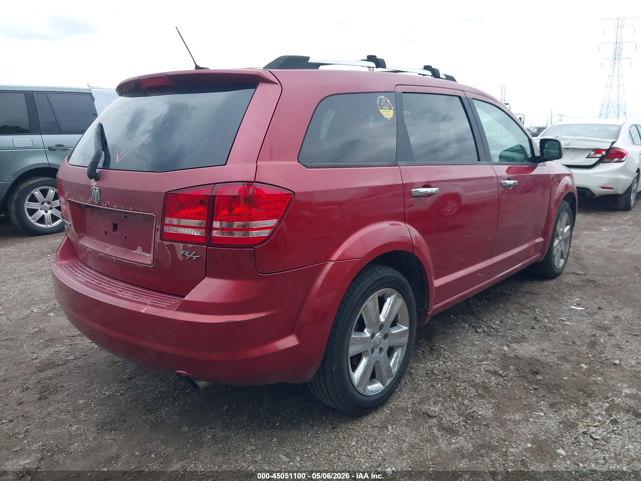 2009 Dodge Journey R/t Red vin: 3D4GH67V59T183751