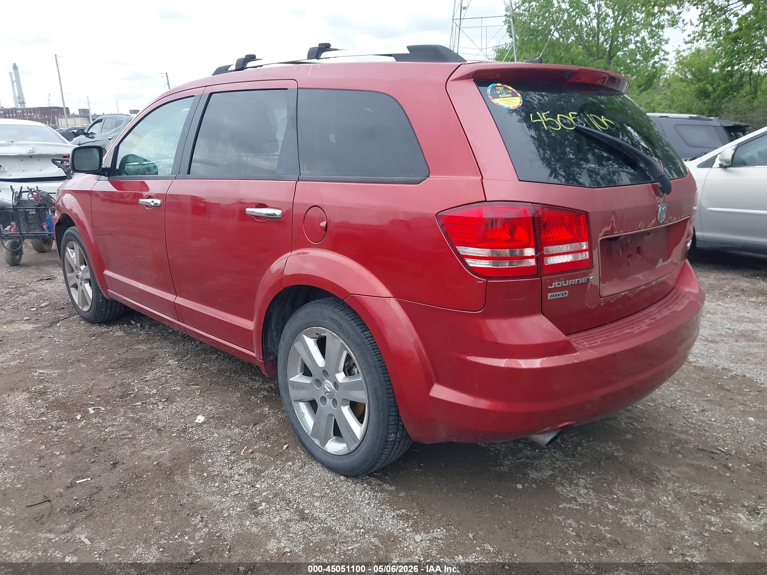 2009 Dodge Journey R/t Red vin: 3D4GH67V59T183751