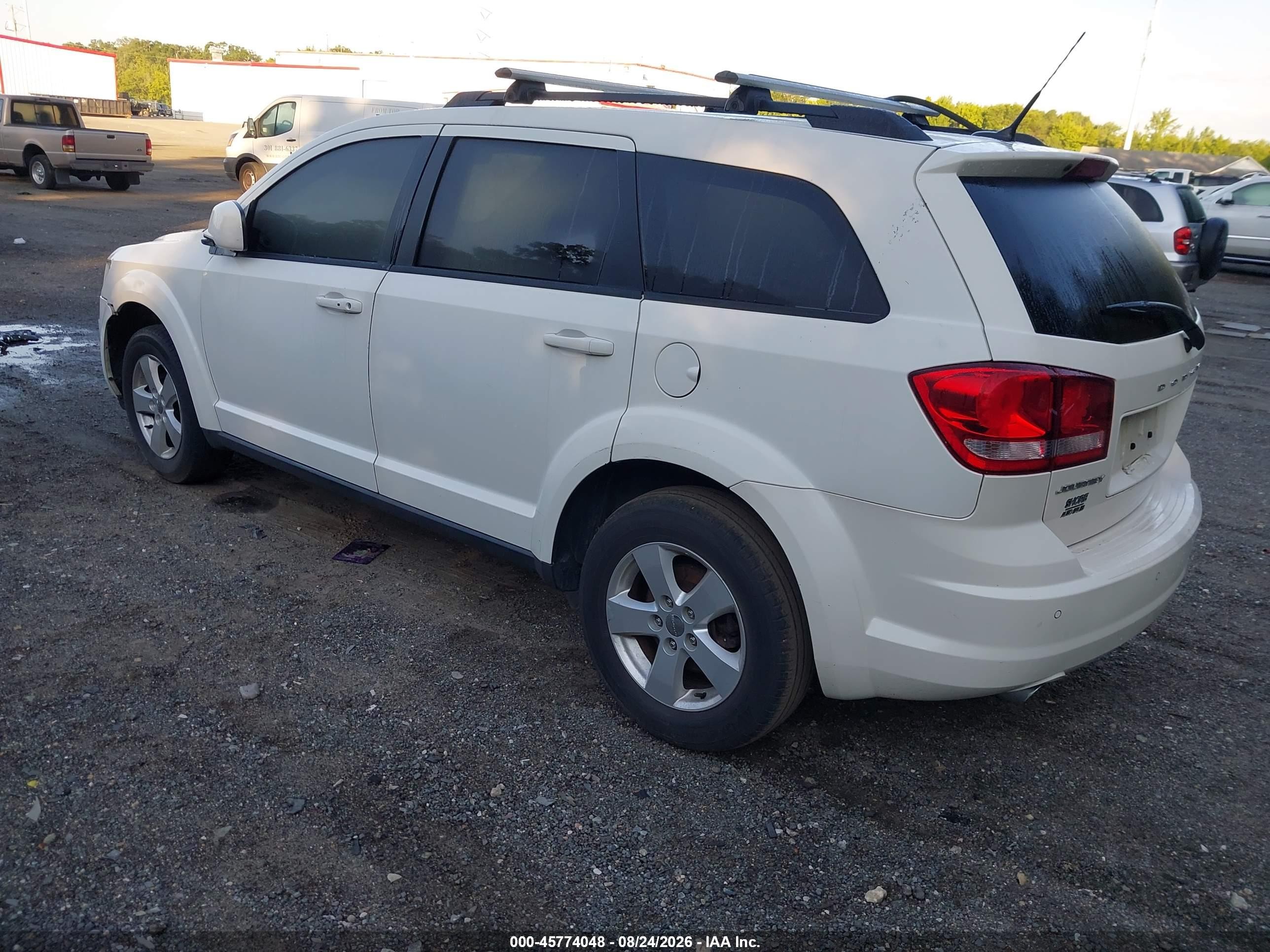 2011 Dodge Journey Mainstreet White vin: 3D4PG1FG0BT501693