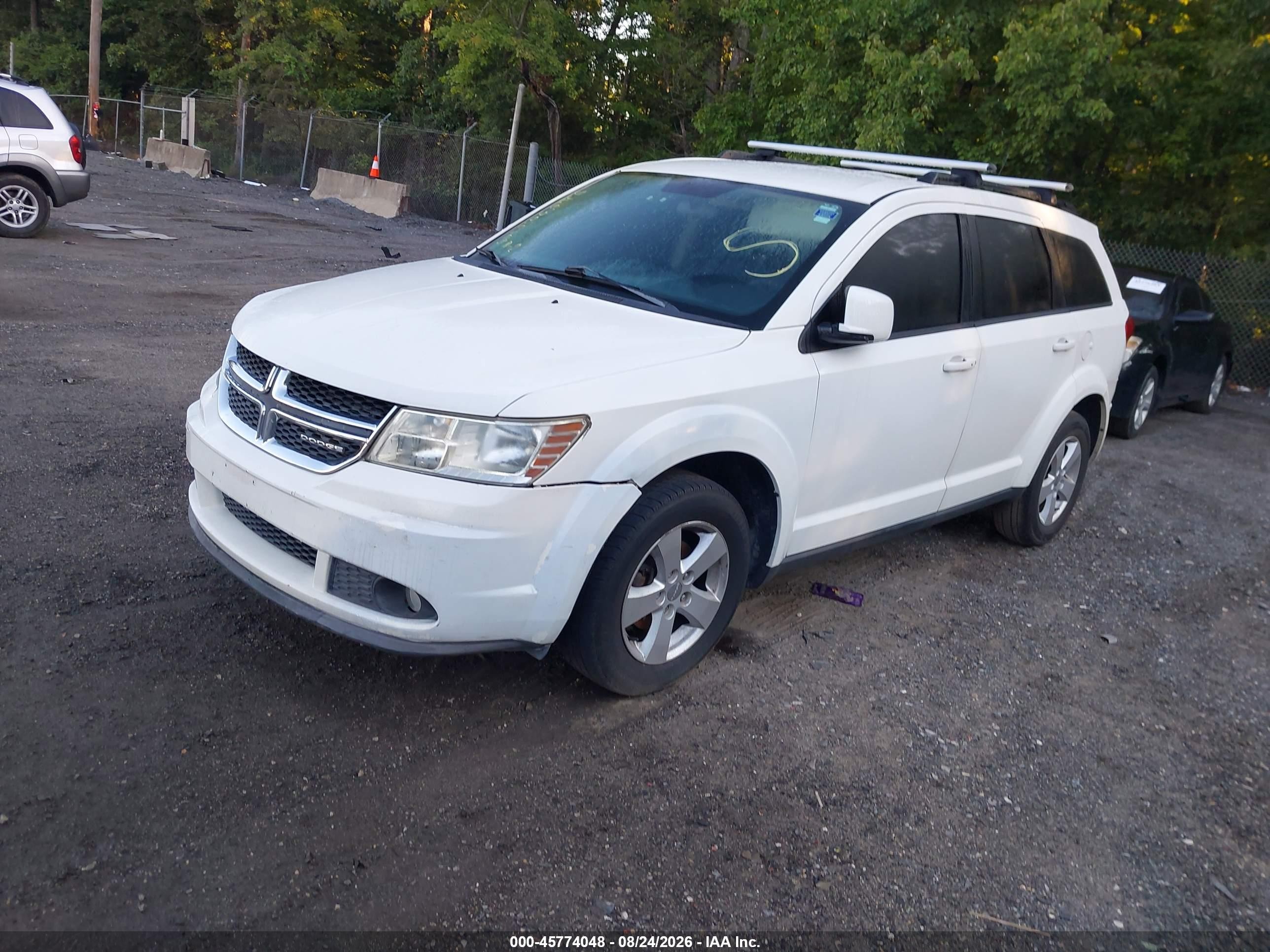 2011 Dodge Journey Mainstreet White vin: 3D4PG1FG0BT501693
