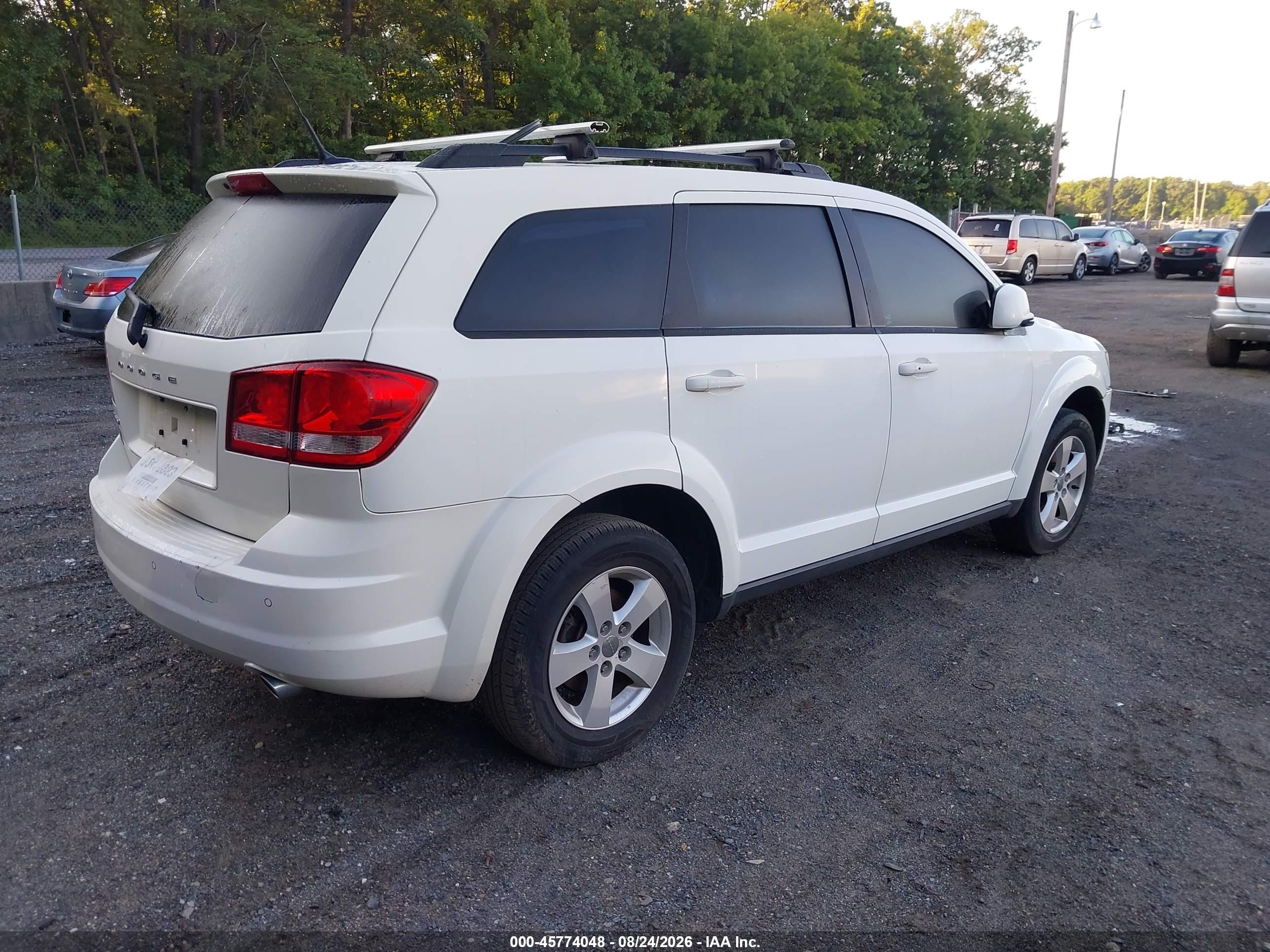 2011 Dodge Journey Mainstreet White vin: 3D4PG1FG0BT501693