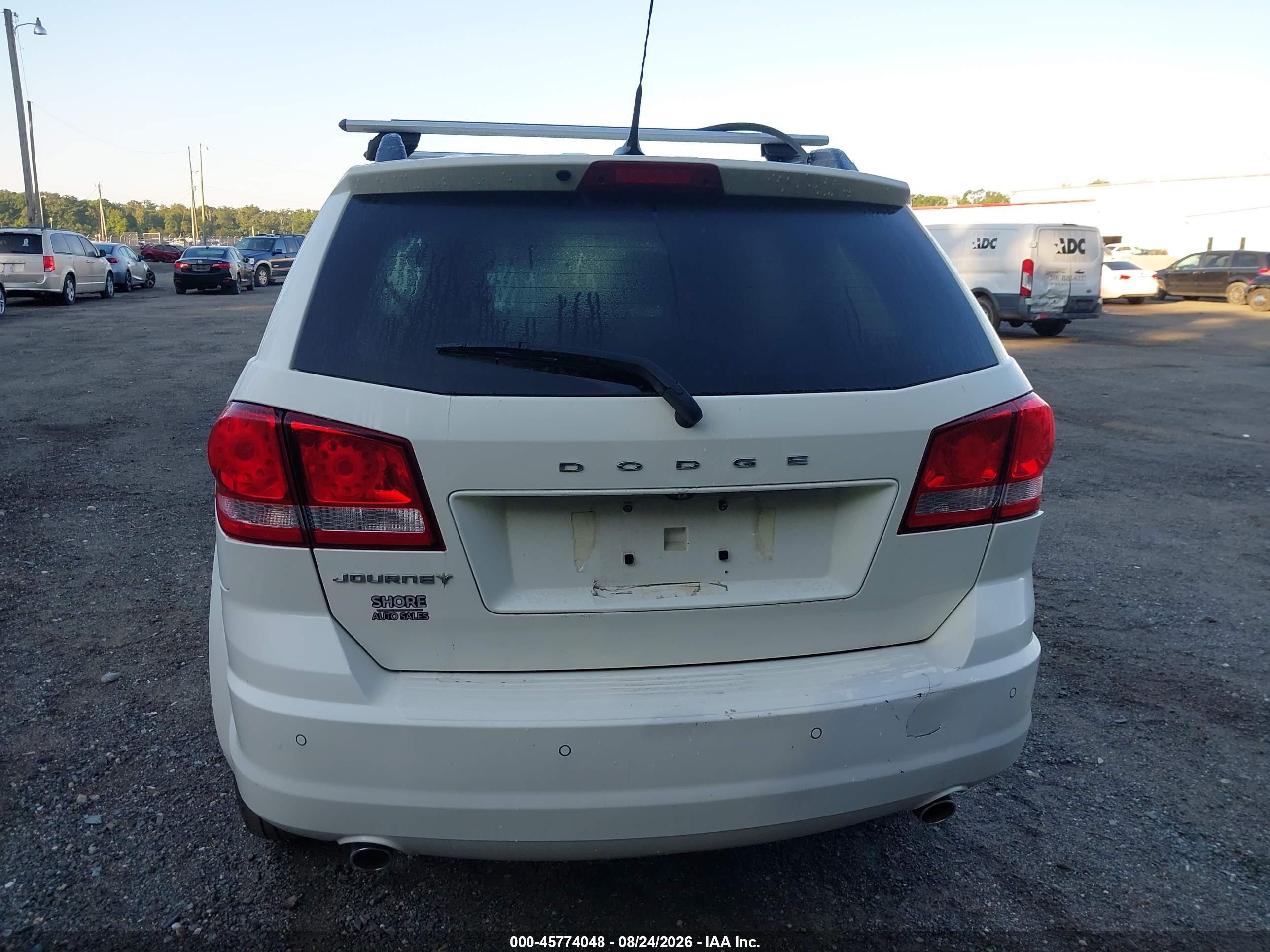 2011 Dodge Journey Mainstreet White vin: 3D4PG1FG0BT501693