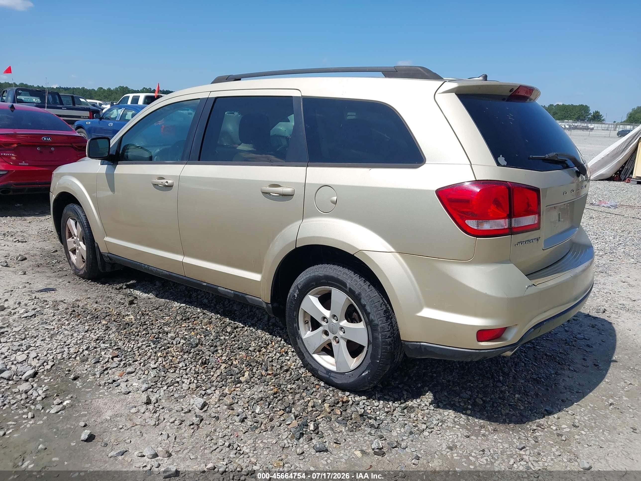 2011 Dodge Journey Mainstreet Gold vin: 3D4PG1FG0BT558170