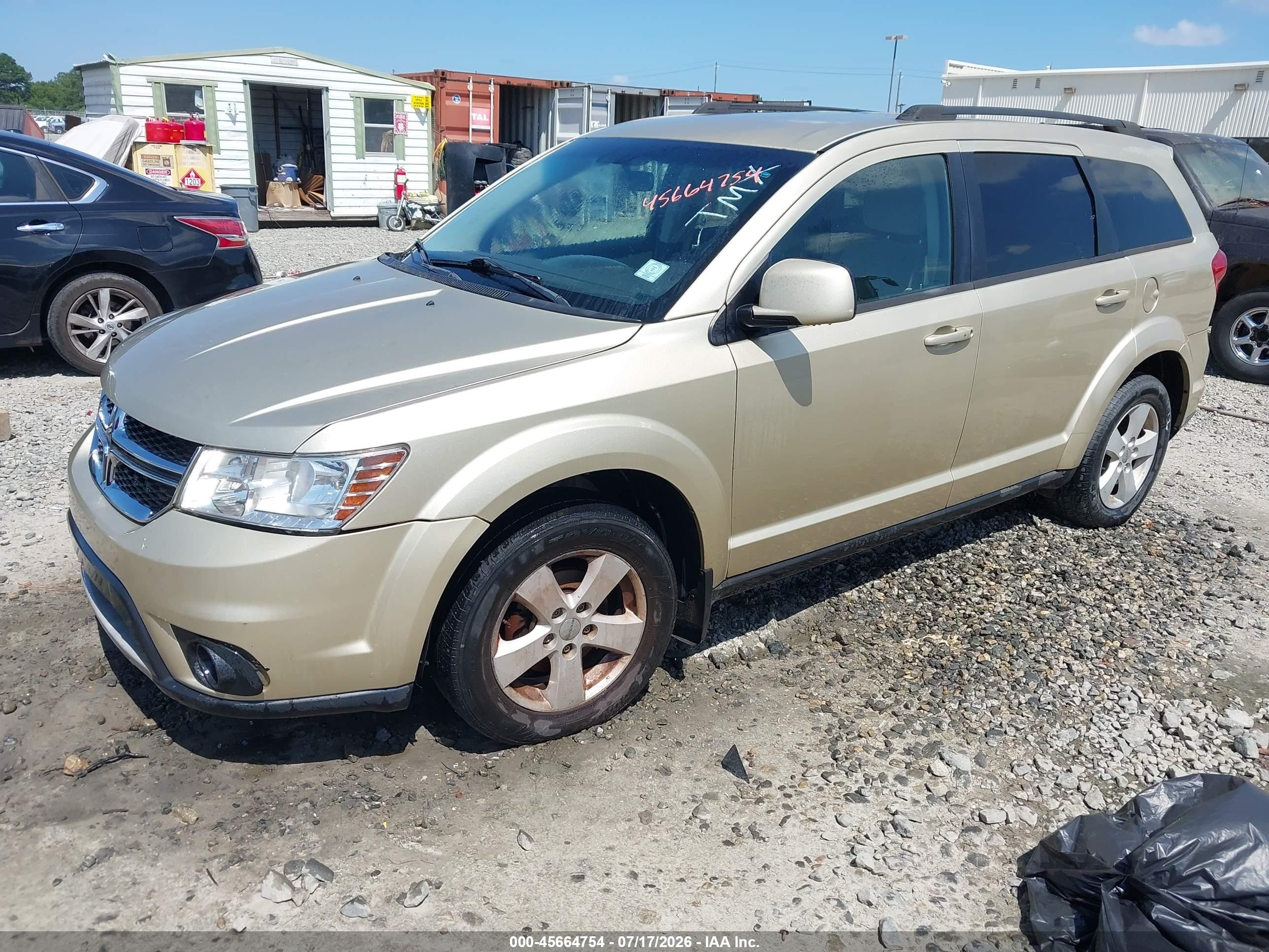 2011 Dodge Journey Mainstreet Gold vin: 3D4PG1FG0BT558170