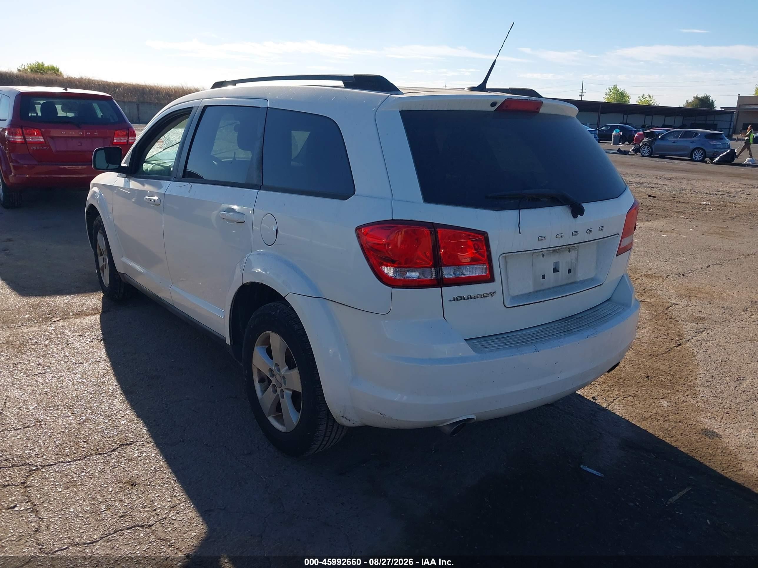 2011 Dodge Journey Mainstreet Белый vin: 3D4PG1FG5BT500586