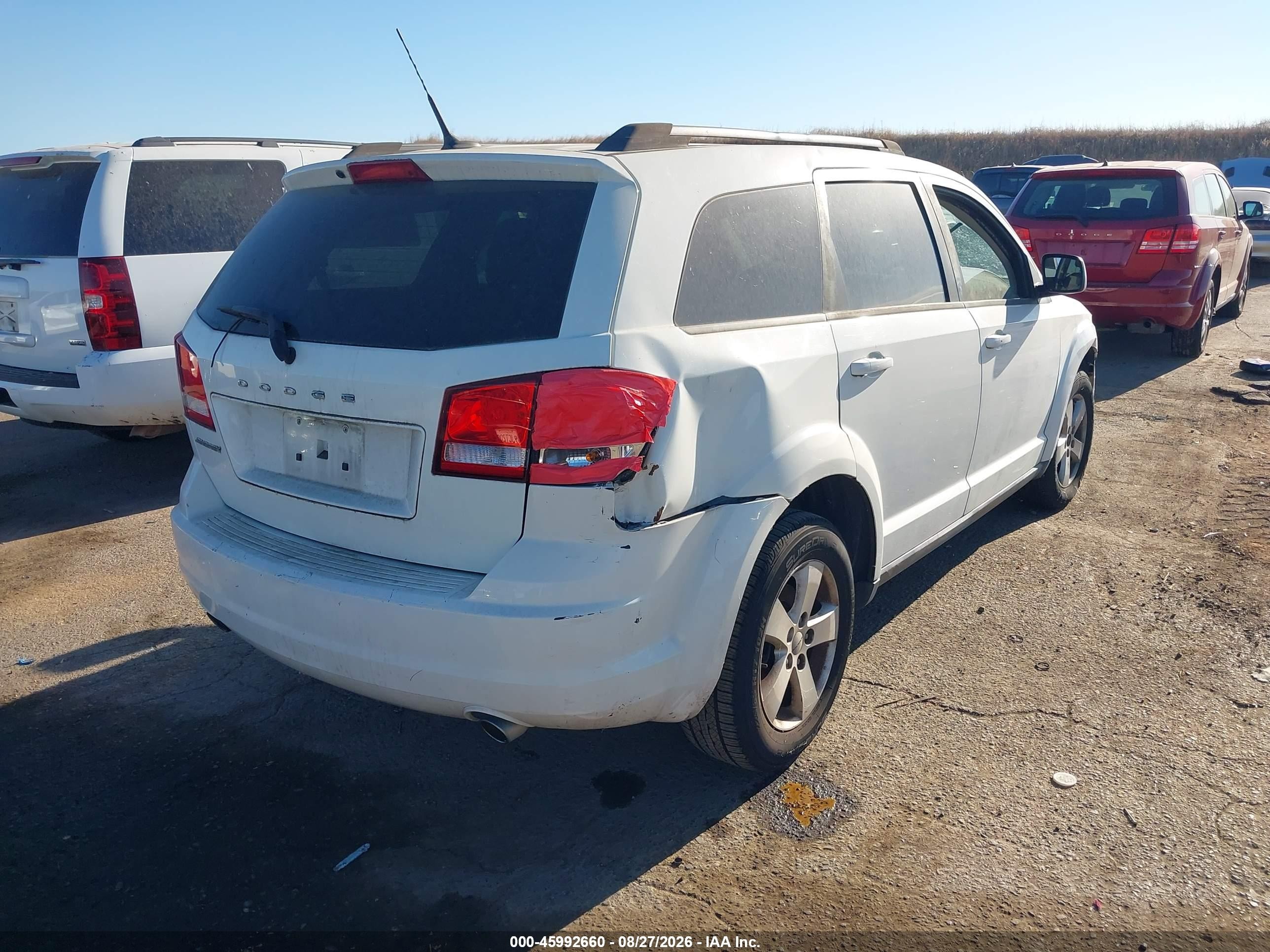 2011 Dodge Journey Mainstreet Белый vin: 3D4PG1FG5BT500586