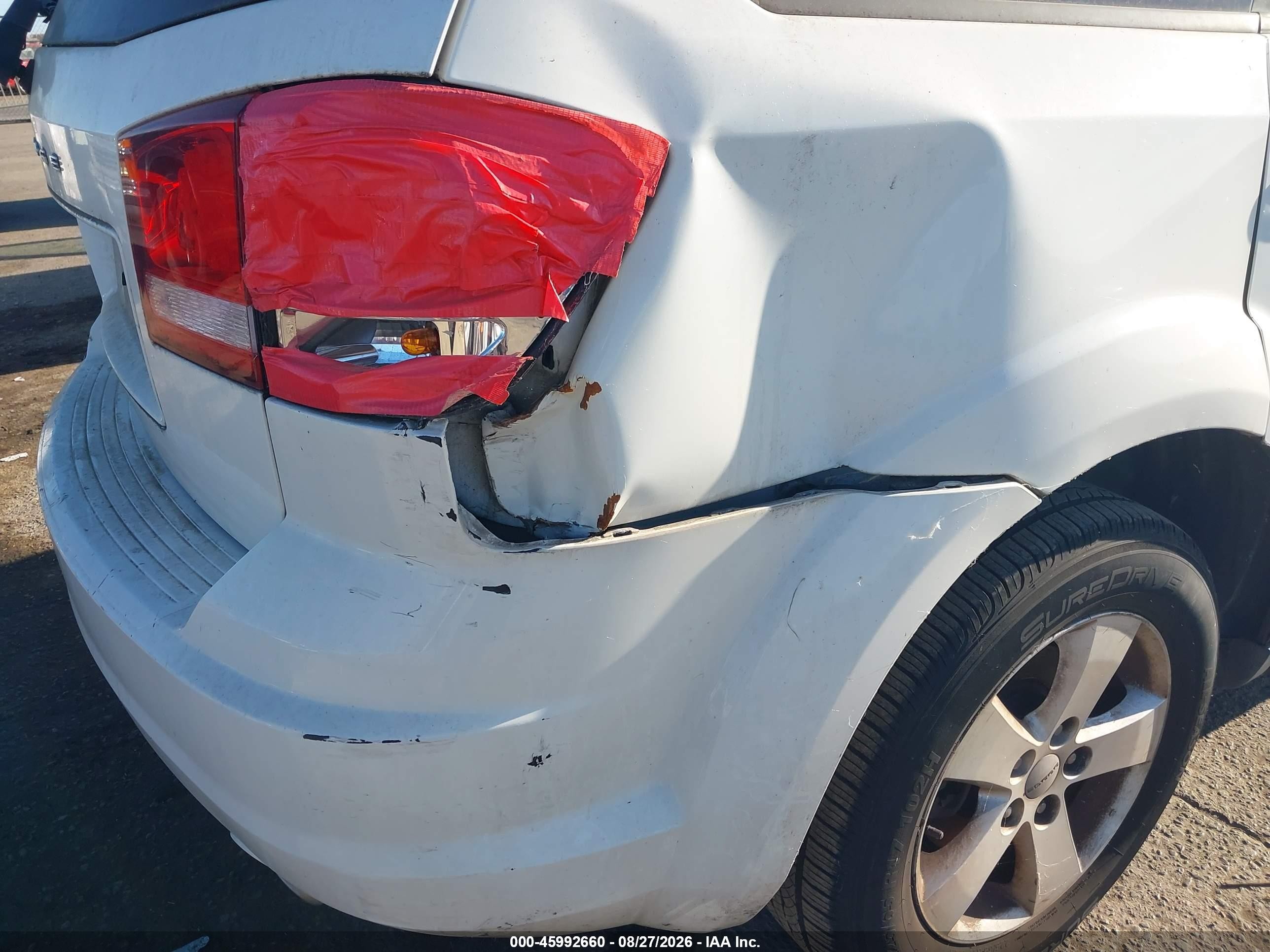 2011 Dodge Journey Mainstreet Белый vin: 3D4PG1FG5BT500586