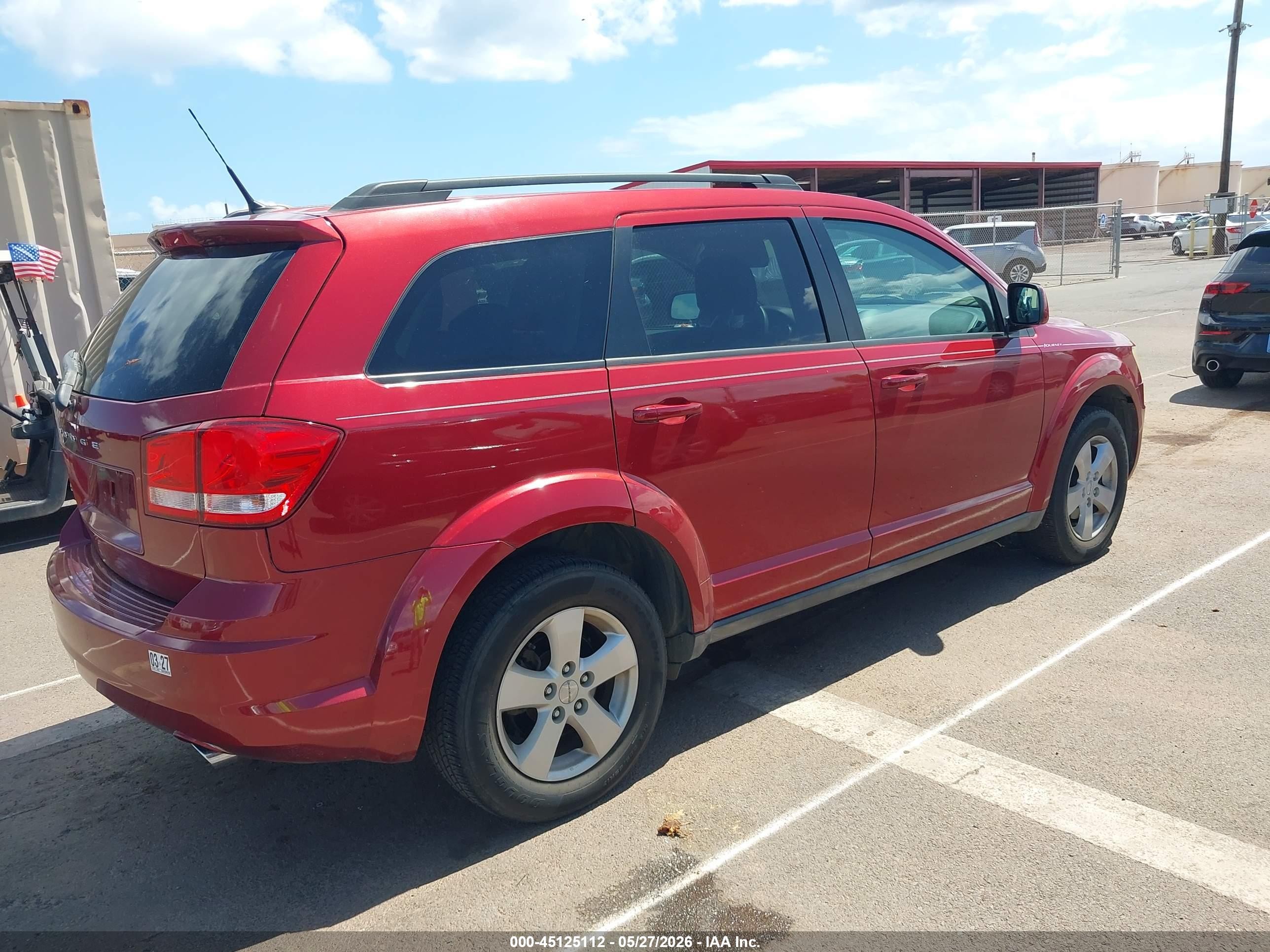 2011 Dodge Journey Mainstreet Red vin: 3D4PG1FG5BT501866
