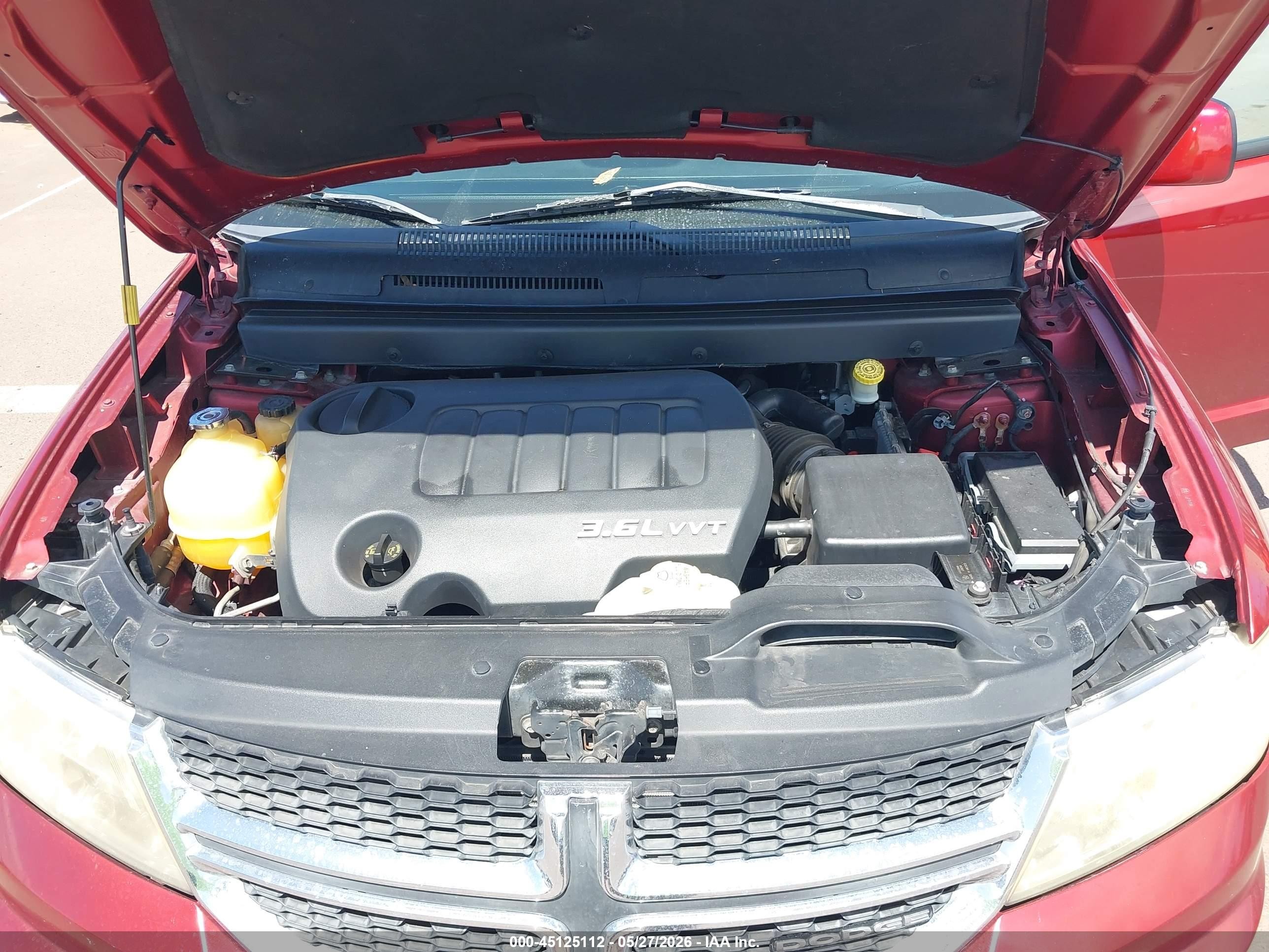 2011 Dodge Journey Mainstreet Red vin: 3D4PG1FG5BT501866