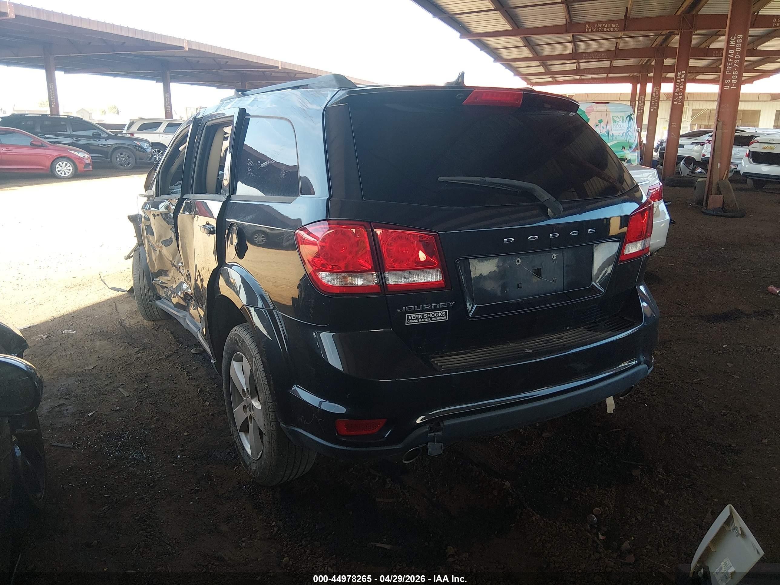 2011 Dodge Journey Mainstreet Black vin: 3D4PG1FG7BT552320