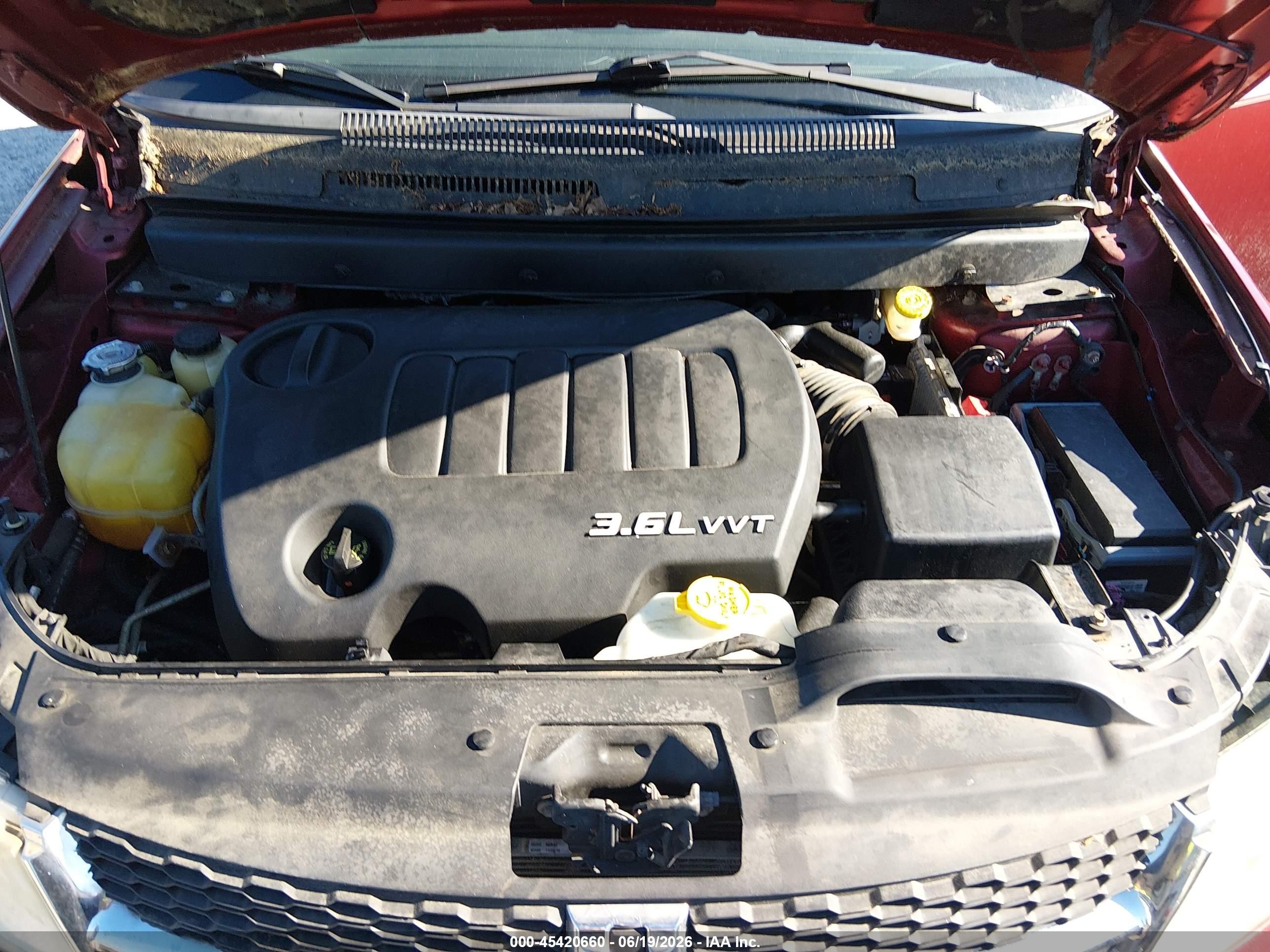 2011 Dodge Journey Mainstreet Red vin: 3D4PG1FGXBT506495