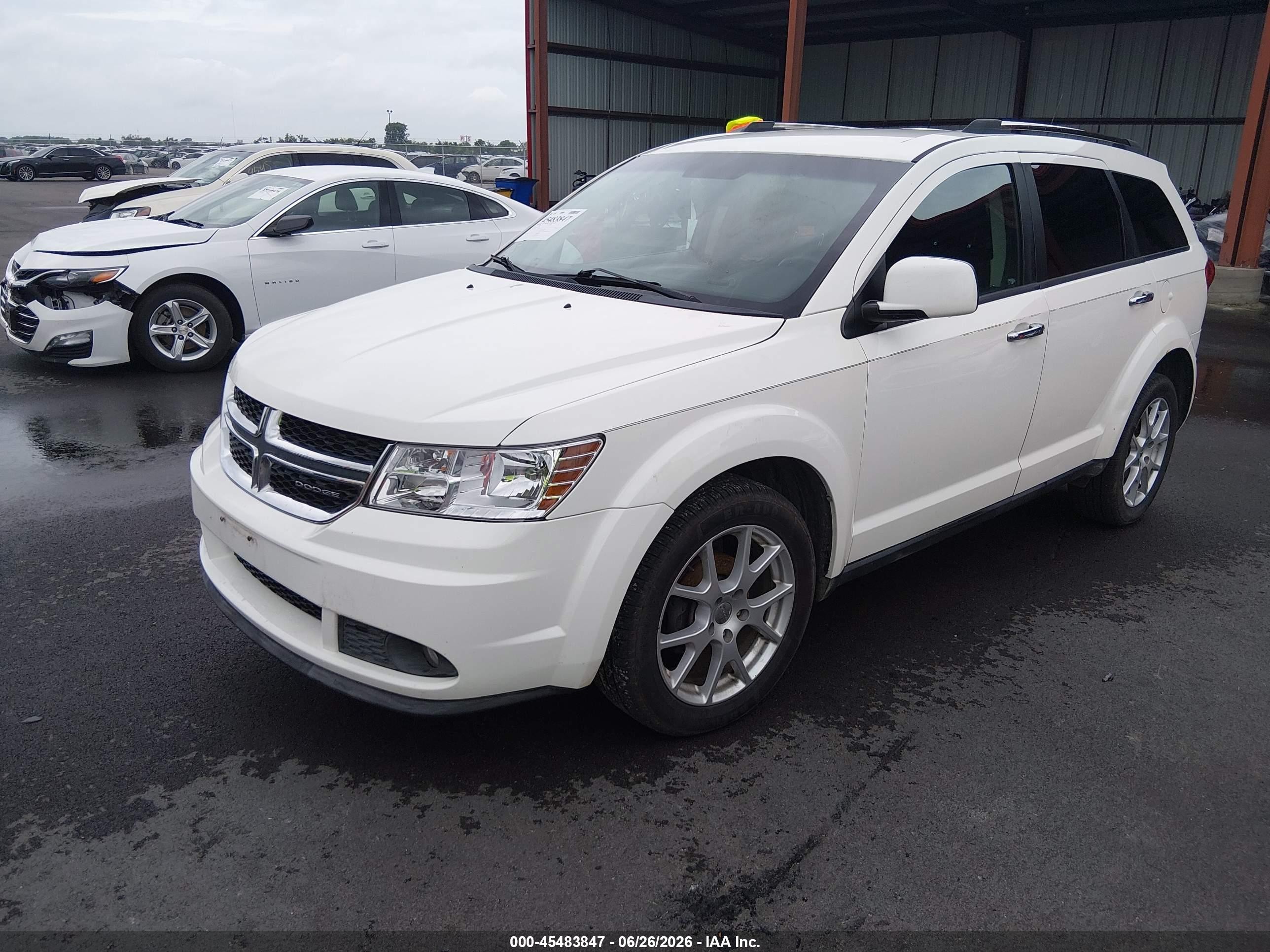 2011 Dodge Journey Crew White vin: 3D4PG3FG5BT515570