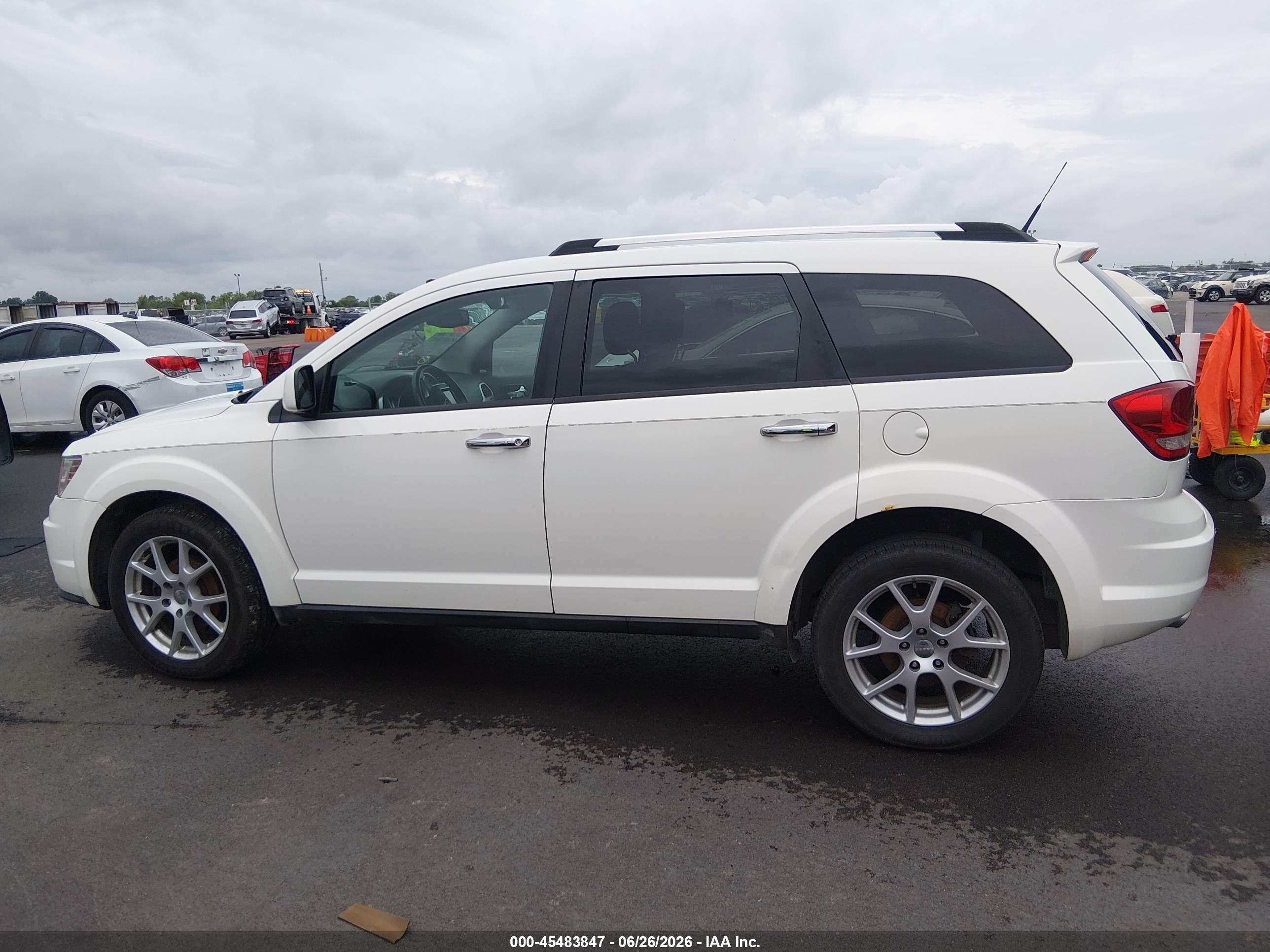2011 Dodge Journey Crew White vin: 3D4PG3FG5BT515570