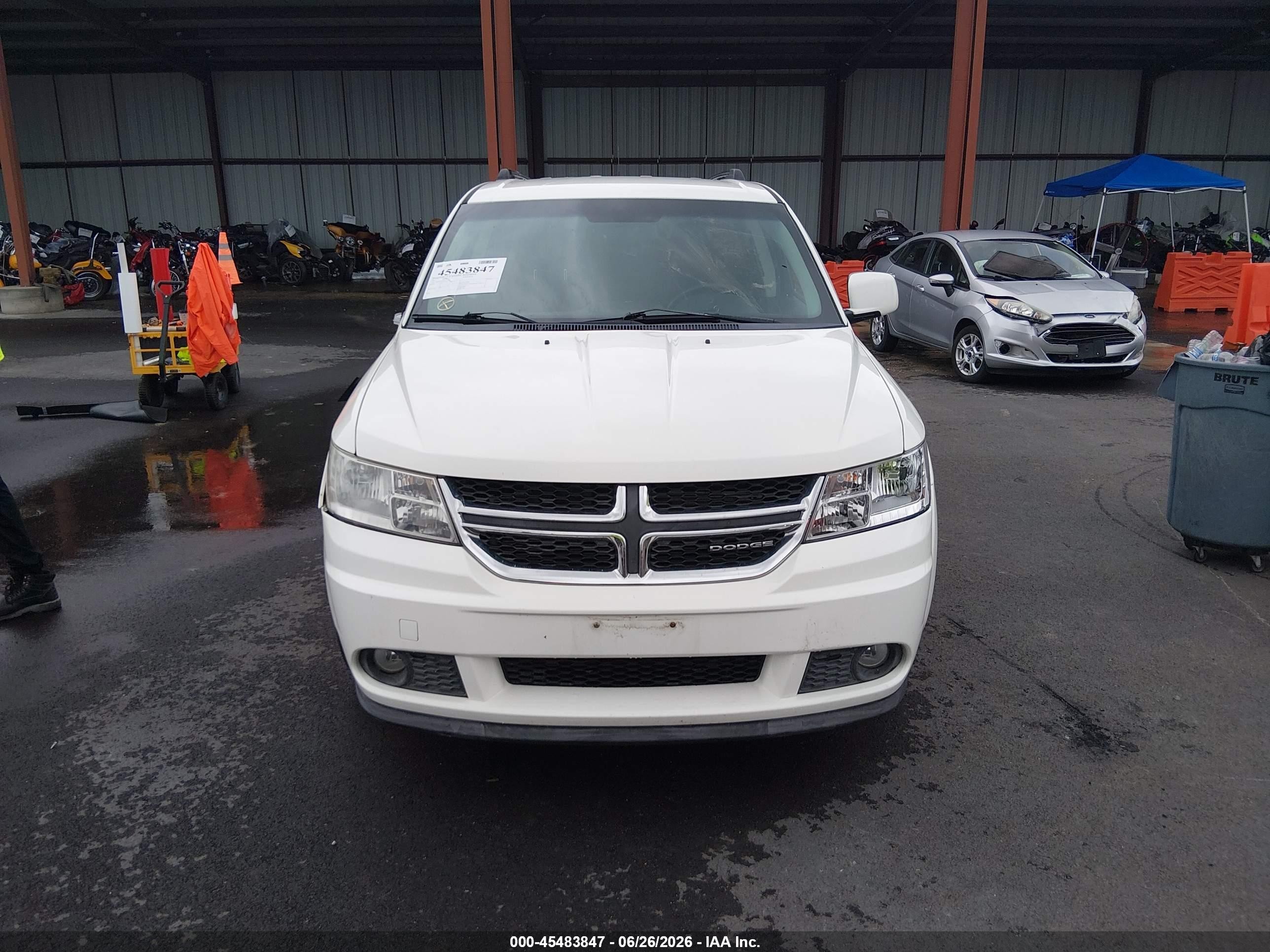2011 Dodge Journey Crew White vin: 3D4PG3FG5BT515570