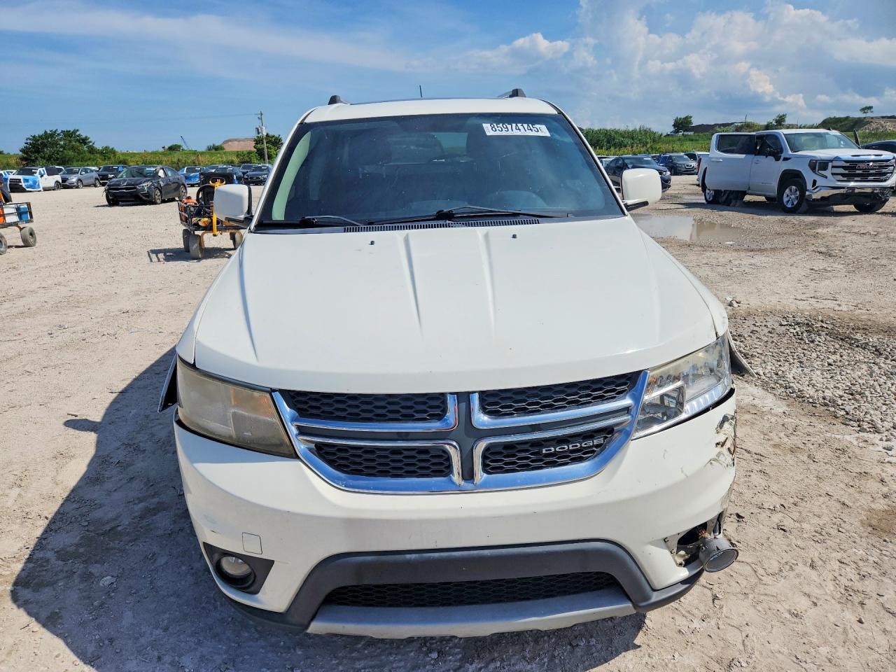 2011 Dodge Journey Crew White vin: 3D4PG3FG6BT551137