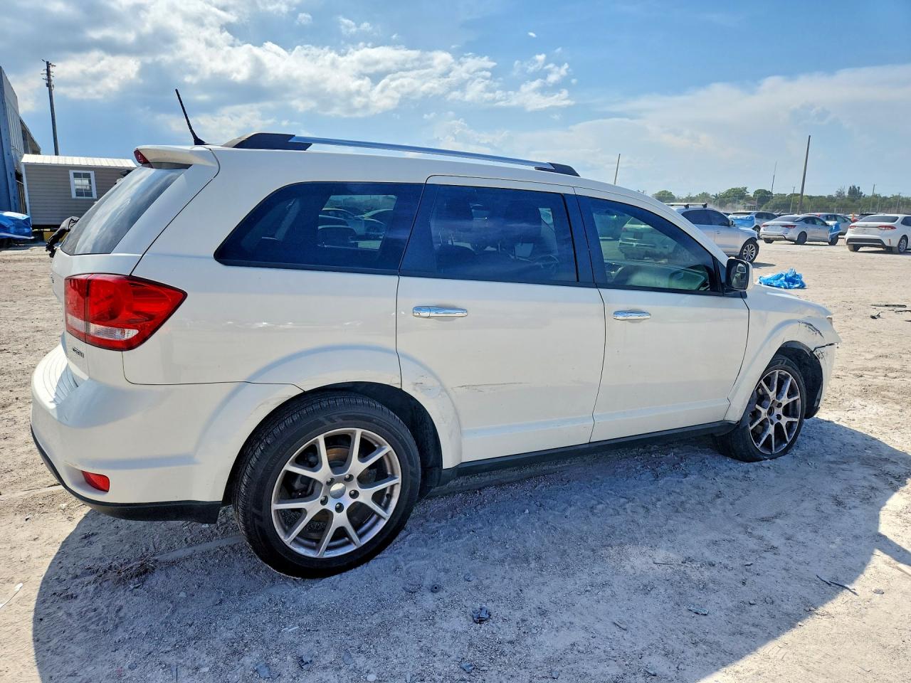 2011 Dodge Journey Crew White vin: 3D4PG3FG6BT551137