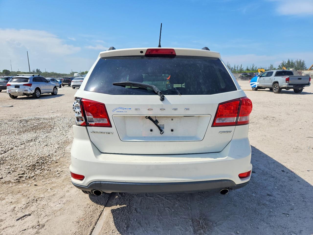 2011 Dodge Journey Crew White vin: 3D4PG3FG6BT551137