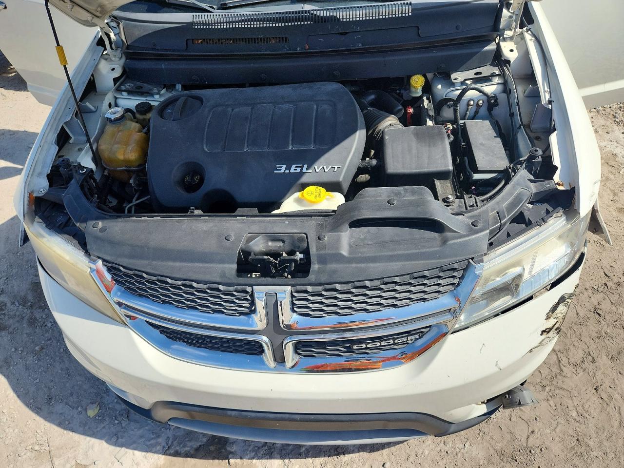 2011 Dodge Journey Crew White vin: 3D4PG3FG6BT551137