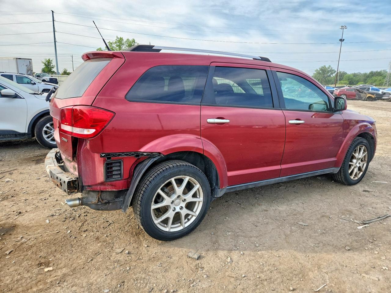 2011 Dodge Journey Crew Burgundy vin: 3D4PG3FG8BT507267