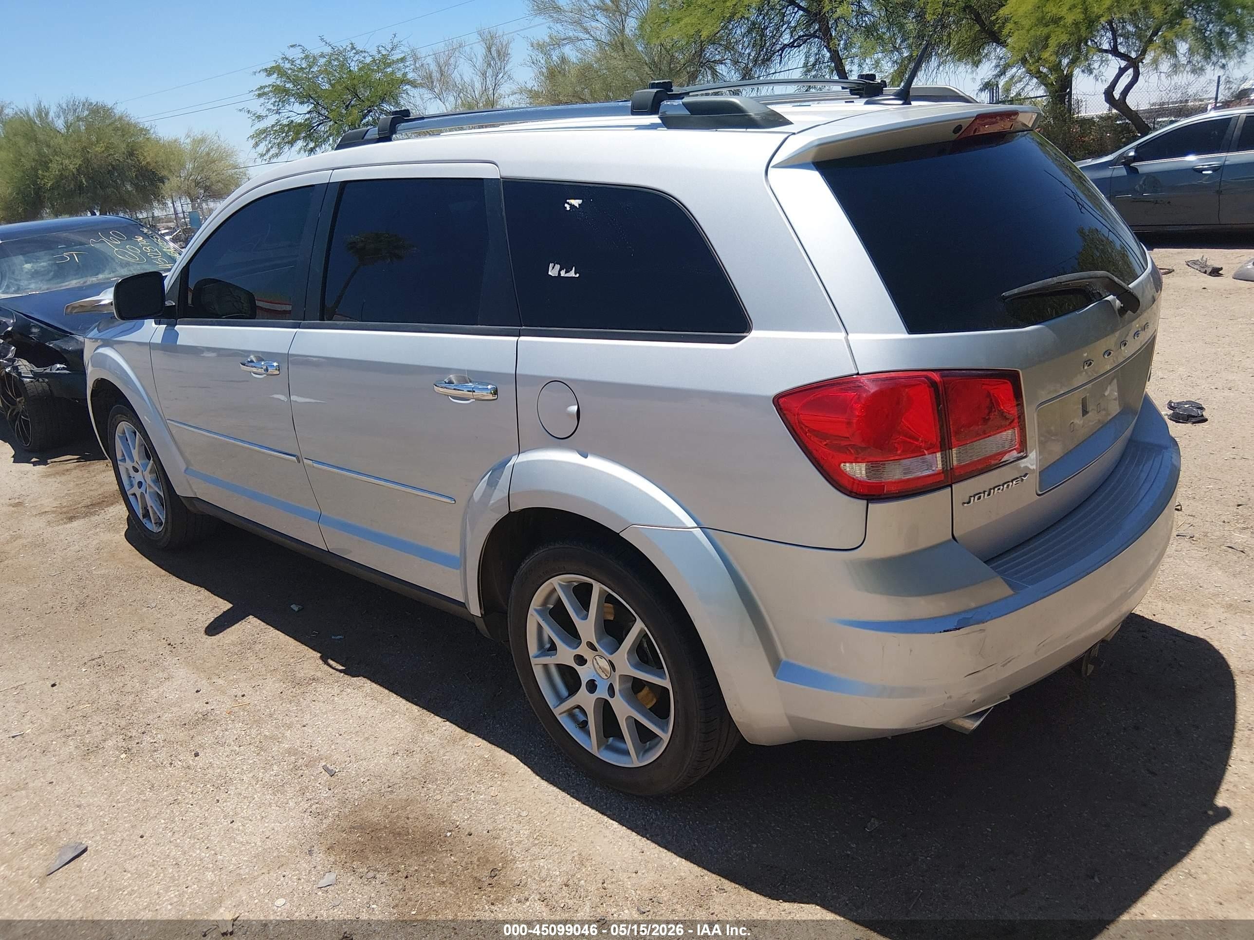 2011 Dodge Journey Crew Silver vin: 3D4PG3FG8BT511755