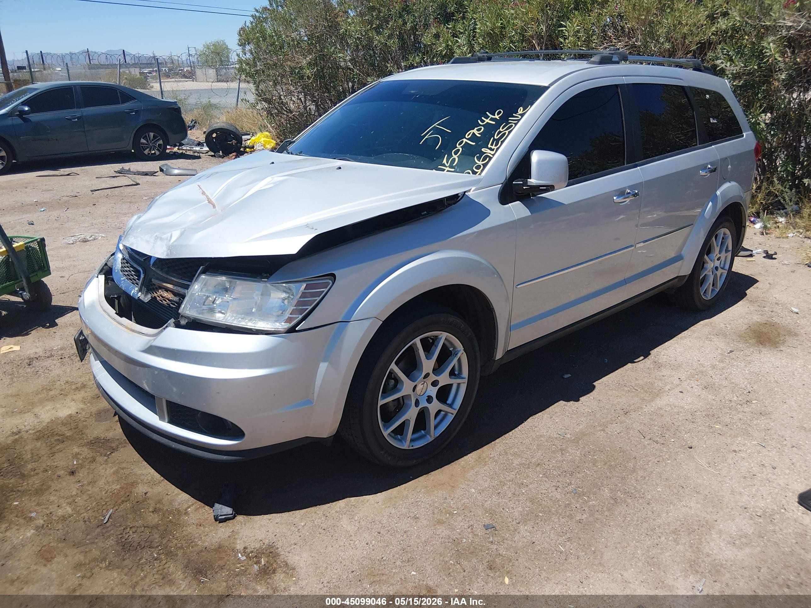 2011 Dodge Journey Crew Silver vin: 3D4PG3FG8BT511755