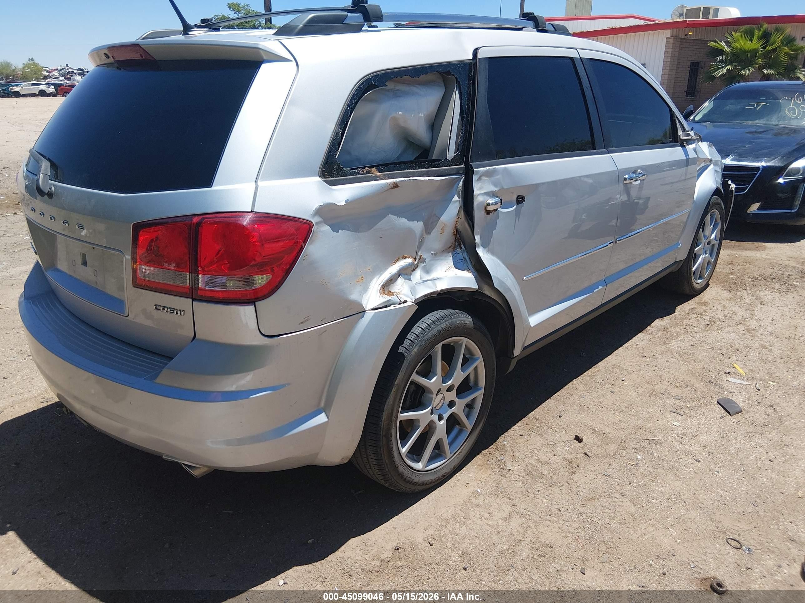 2011 Dodge Journey Crew Silver vin: 3D4PG3FG8BT511755