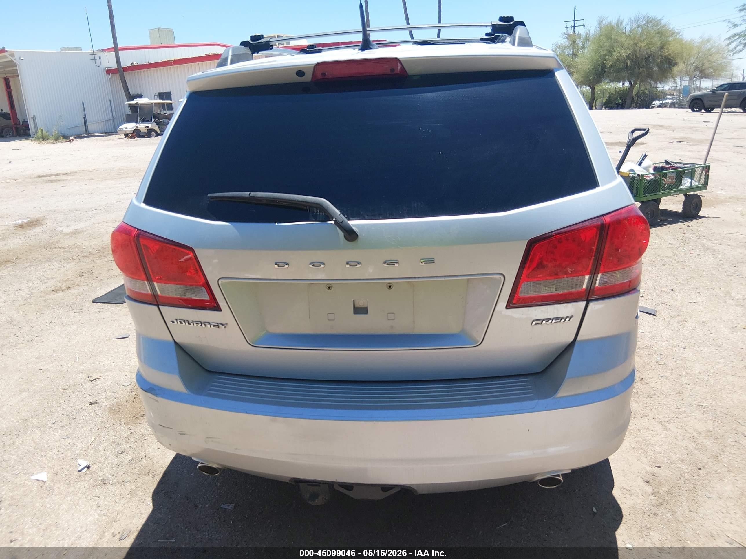 2011 Dodge Journey Crew Silver vin: 3D4PG3FG8BT511755