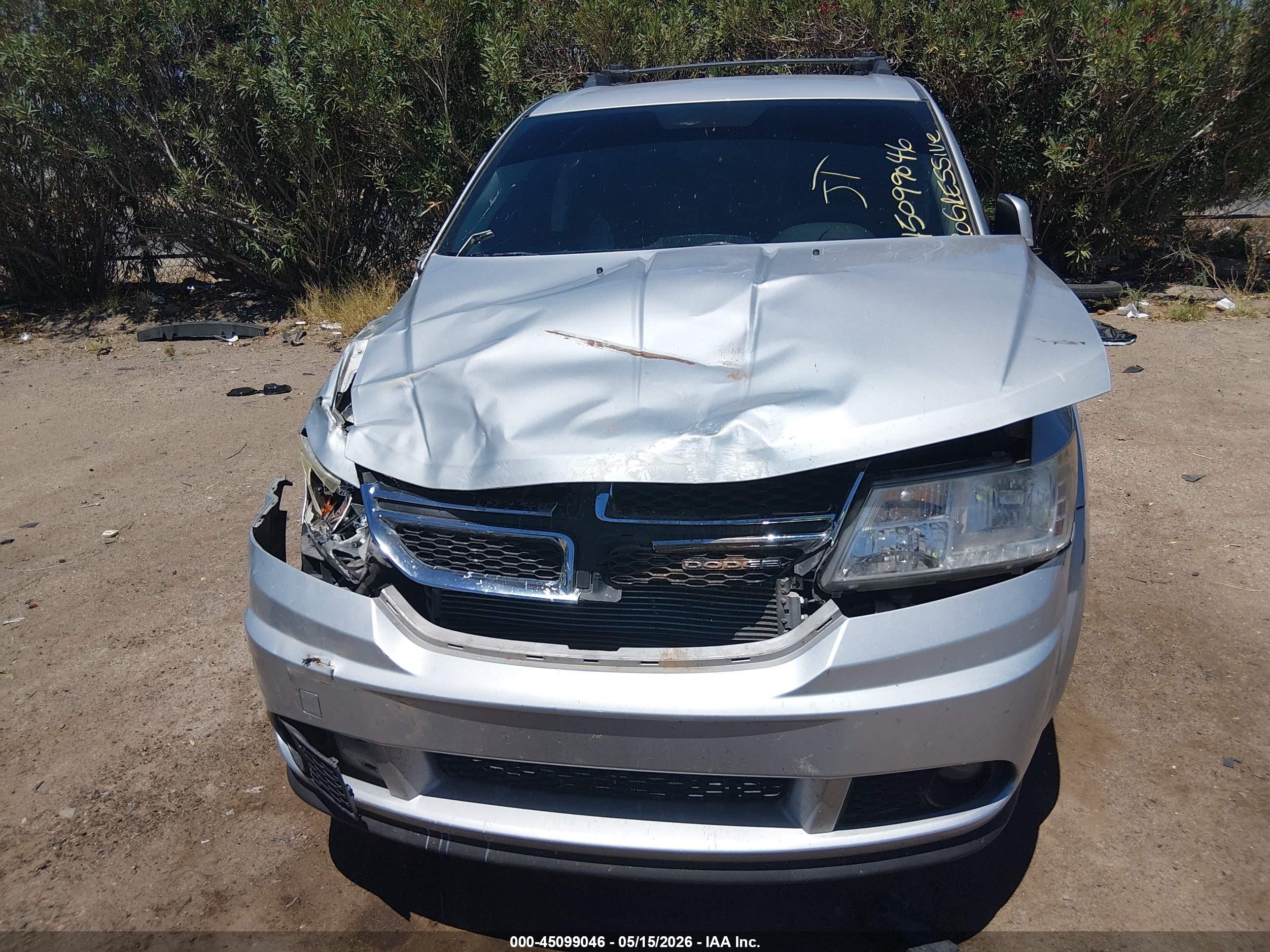 2011 Dodge Journey Crew Silver vin: 3D4PG3FG8BT511755