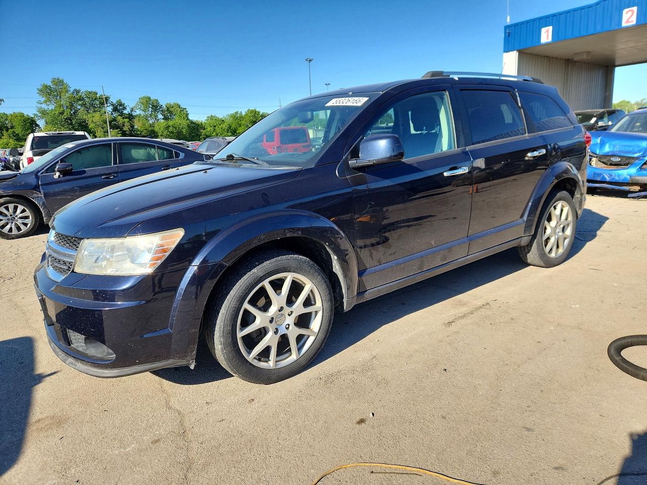 2011 Dodge Journey Crew Синий vin: 3D4PG3FG8BT516650
