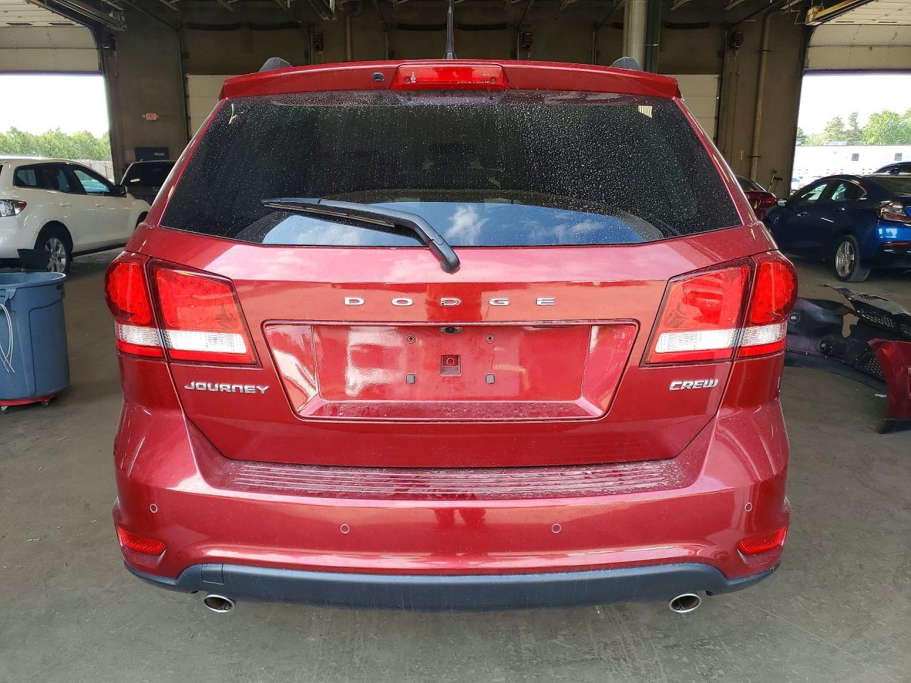 2011 Dodge Journey Crew Красный vin: 3D4PG3FG8BT531116