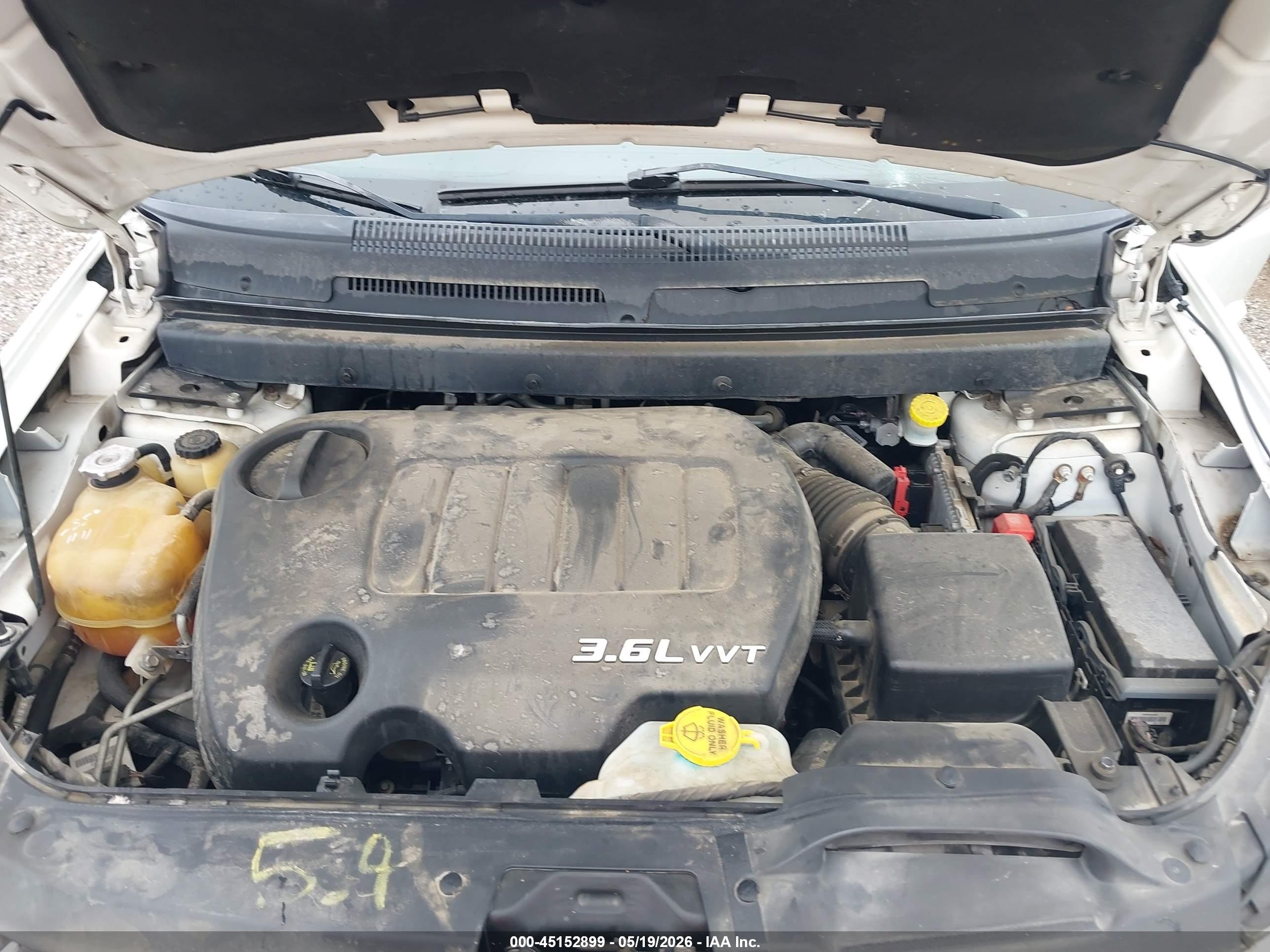 2011 Dodge Journey Crew White vin: 3D4PG3FGXBT553358